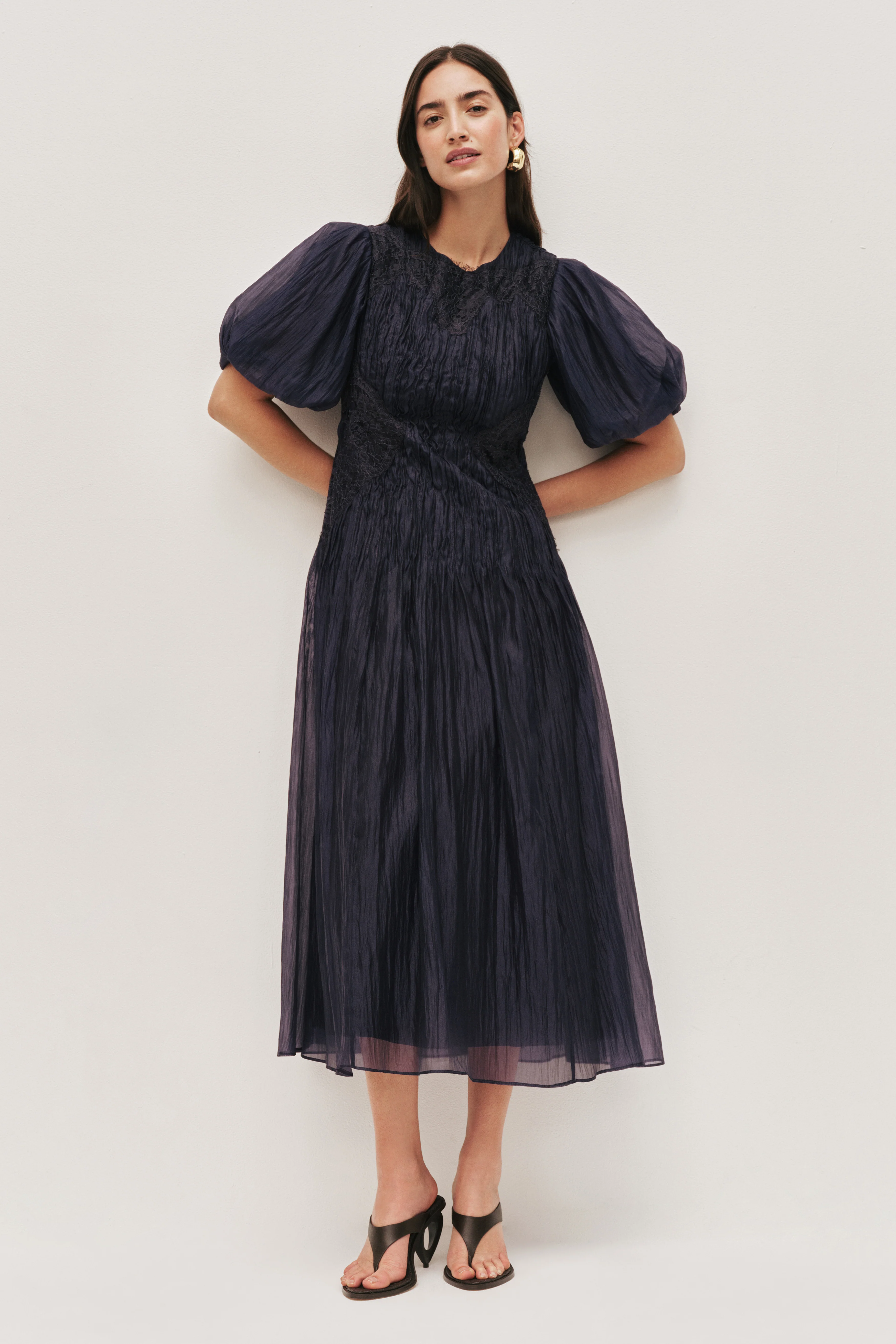 Ophelia Lace Midi Dress - Image 3