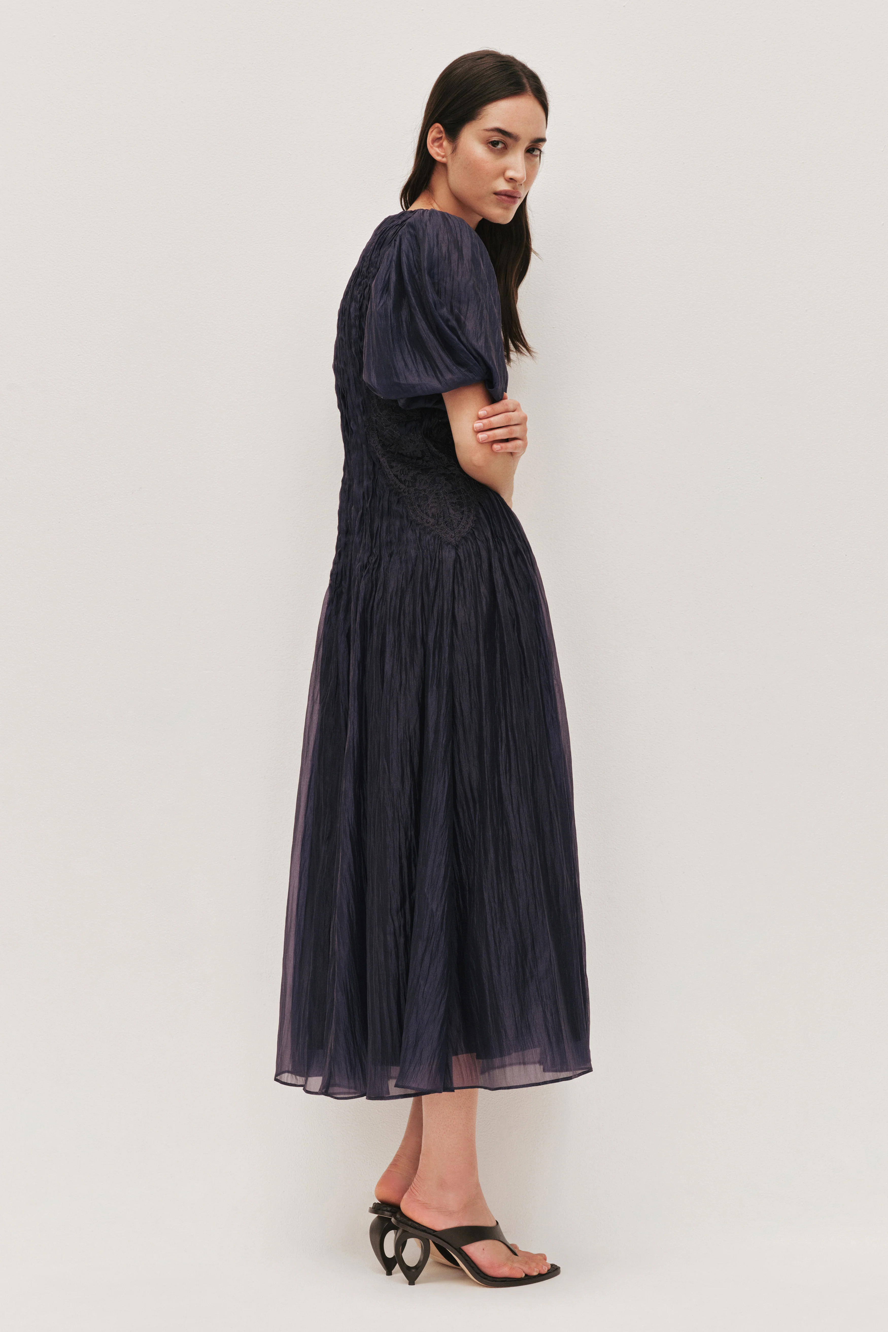 Ophelia Lace Midi Dress - Image 6