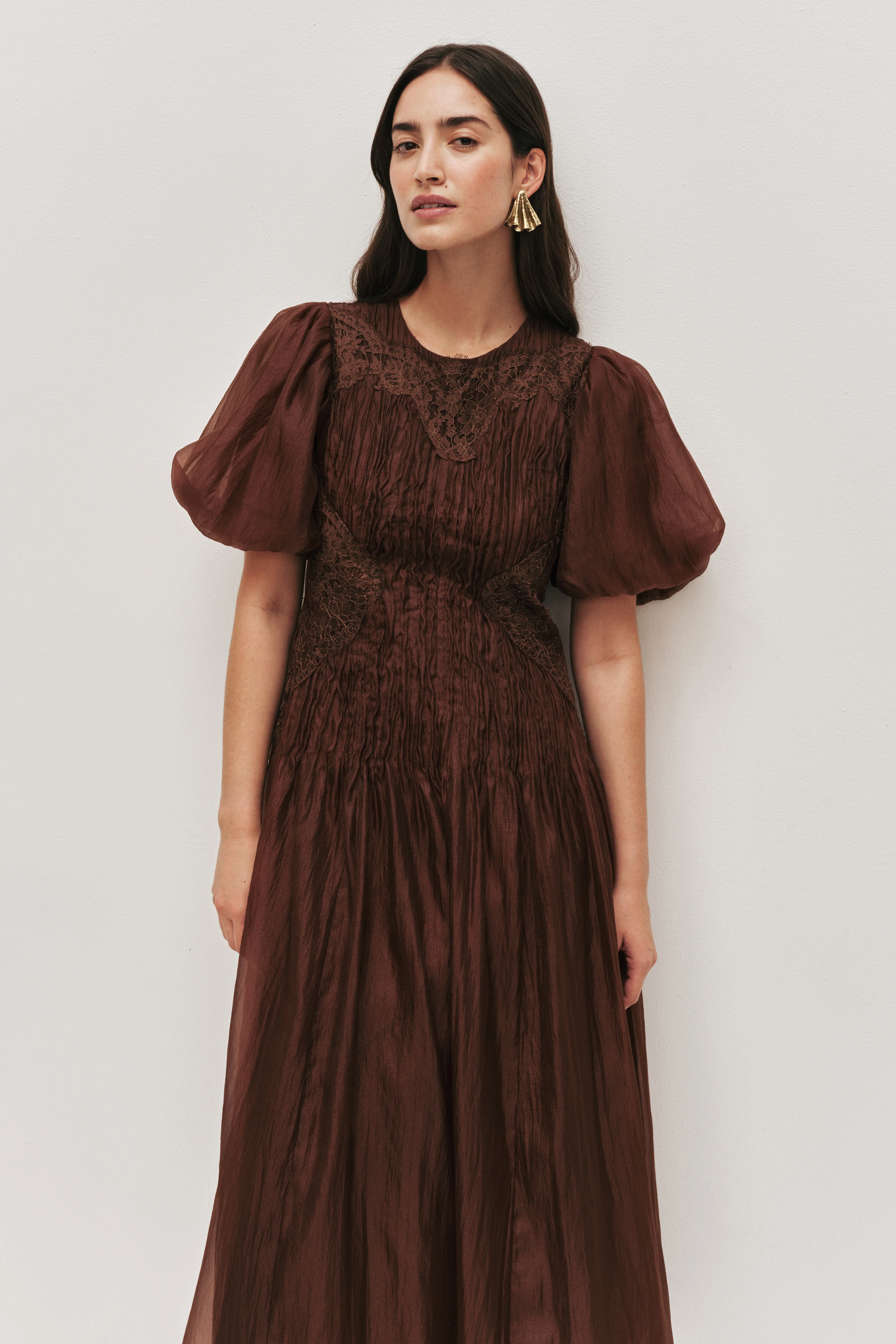 Ophelia Lace Midi Dress - Image 5