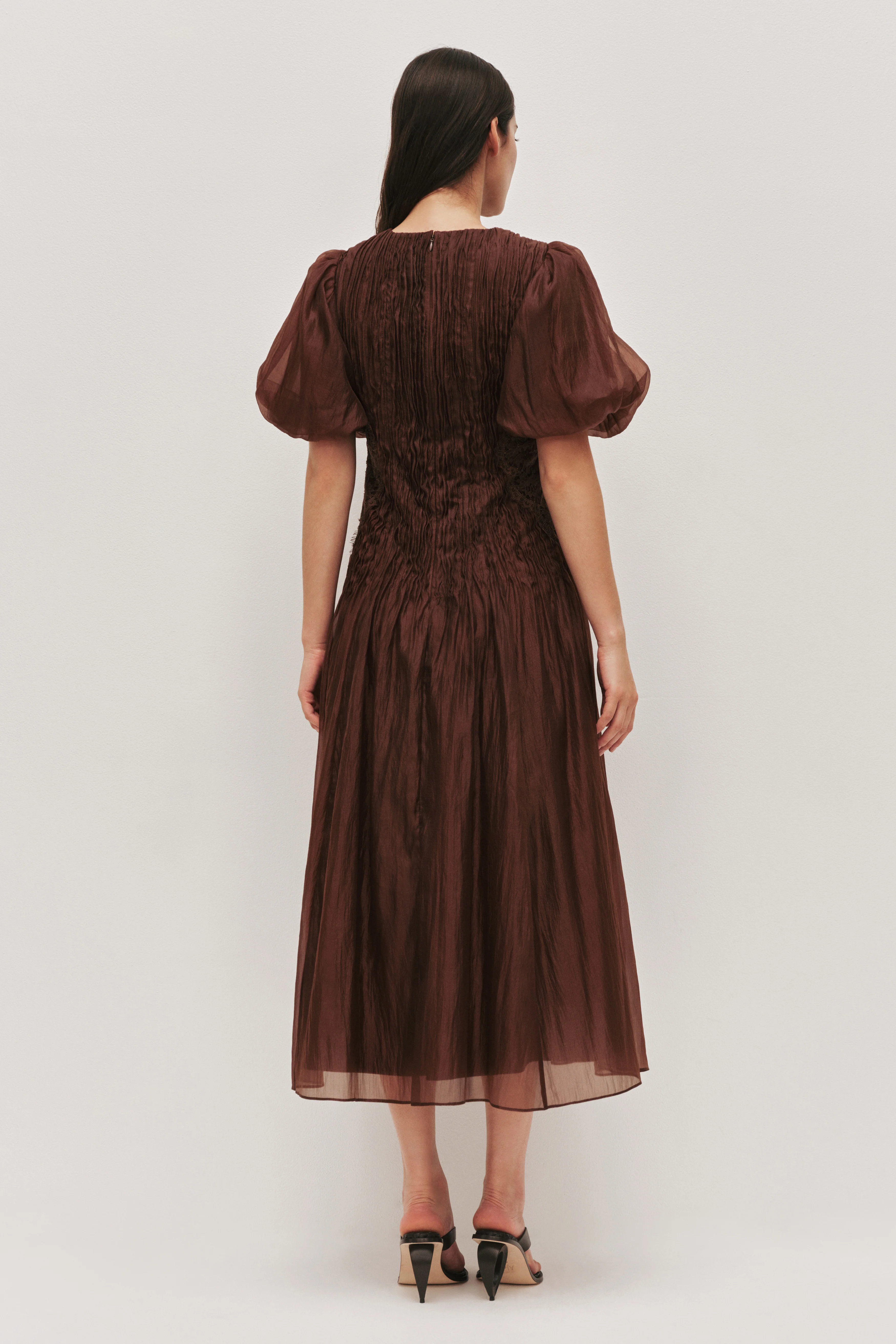 Ophelia Lace Midi Dress - Image 6