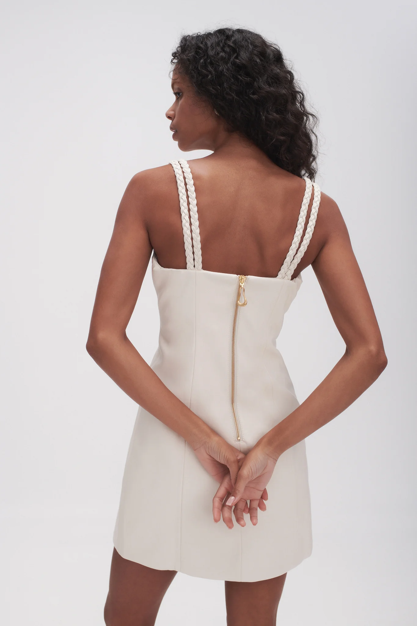 Osa Braided Mini Dress - Image 4