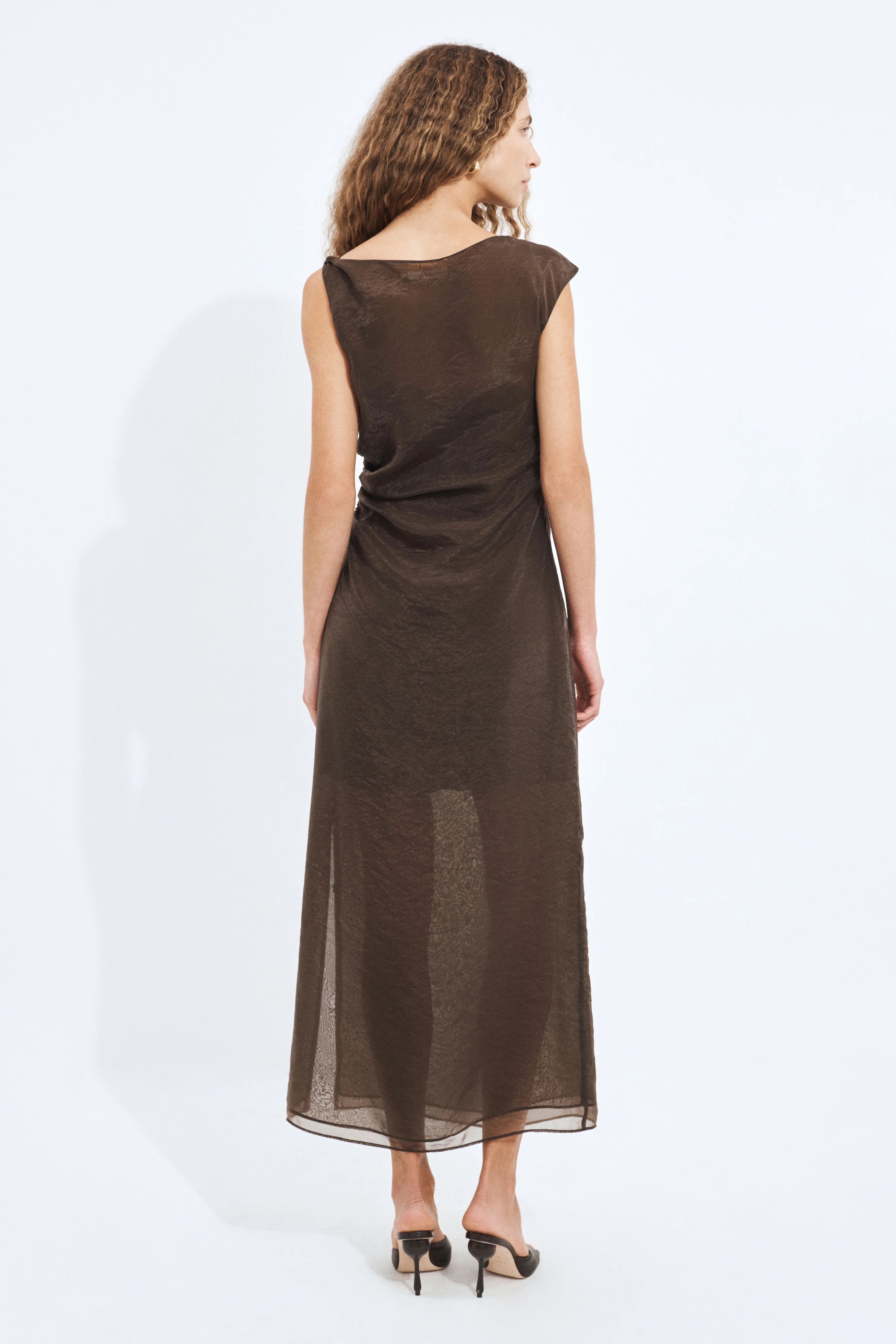 Paige Organza Midi Dress - Image 6