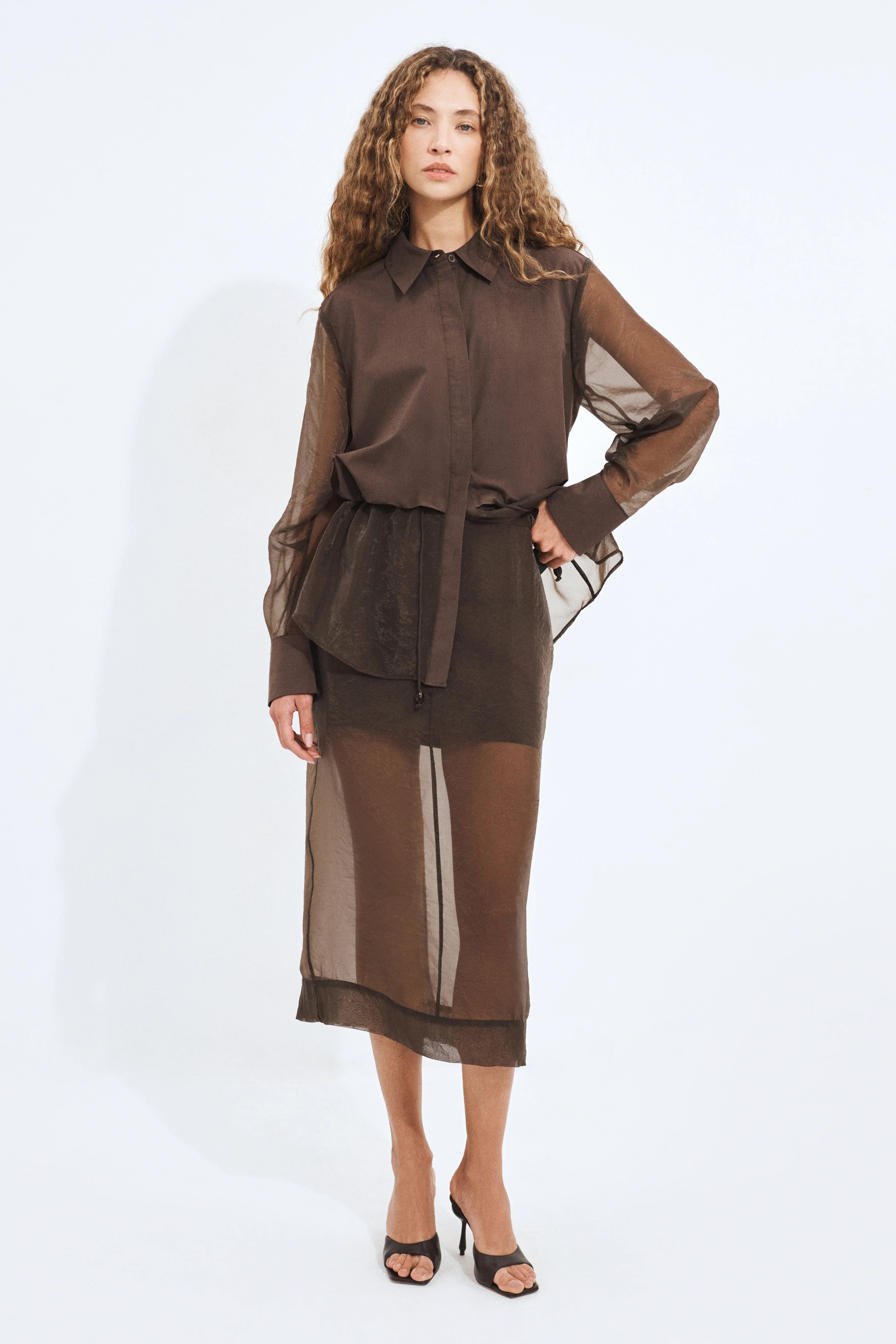 Paige Organza Shirt - Image 3