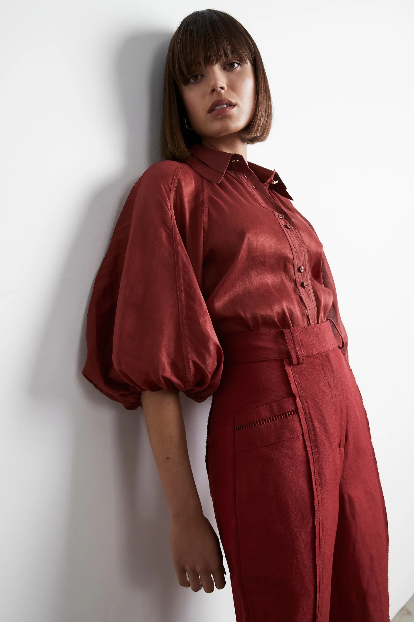 Palms Puff Sleeve Shirt - Image 3