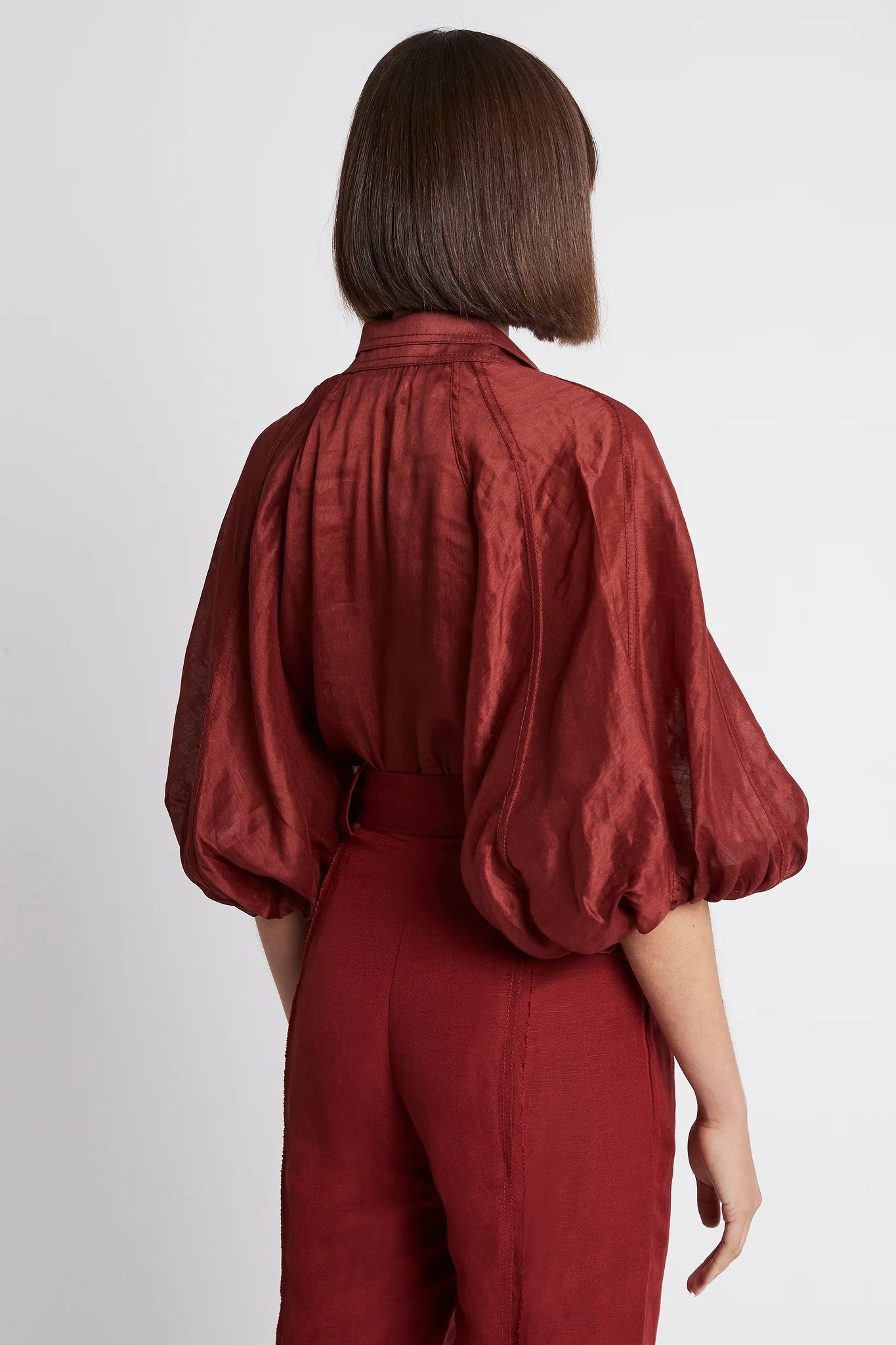 Palms Puff Sleeve Shirt - Image 6