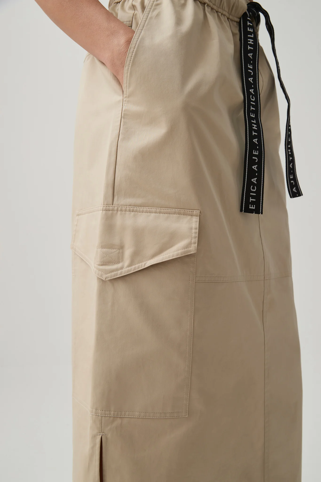 Panelled Cargo Maxi Skirt 649 - Image 6