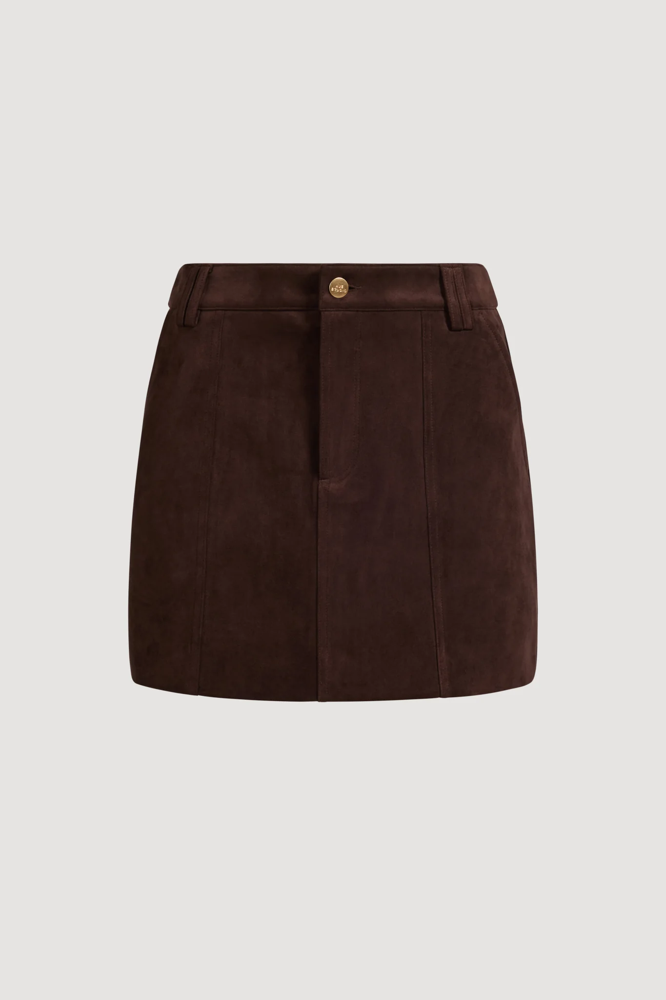 Philo Vegan Suede Mini Skirt - Image 2