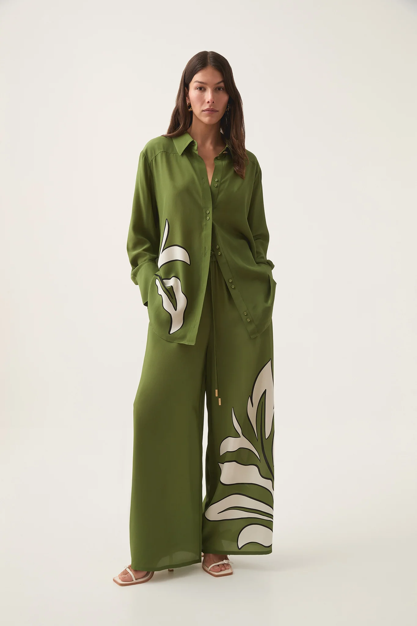 Planetary Silk Oversized Shirt - Image 3