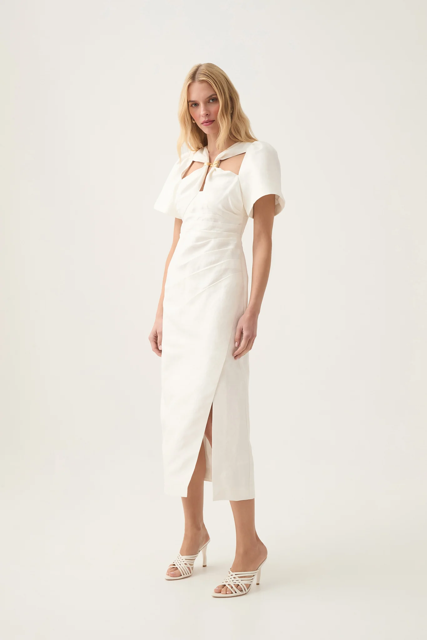 Presence Twisted Midi Dress - Image 3