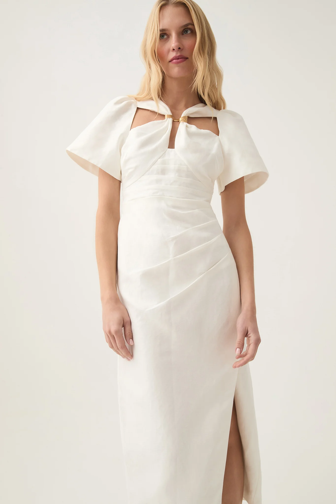 Presence Twisted Midi Dress - Image 4