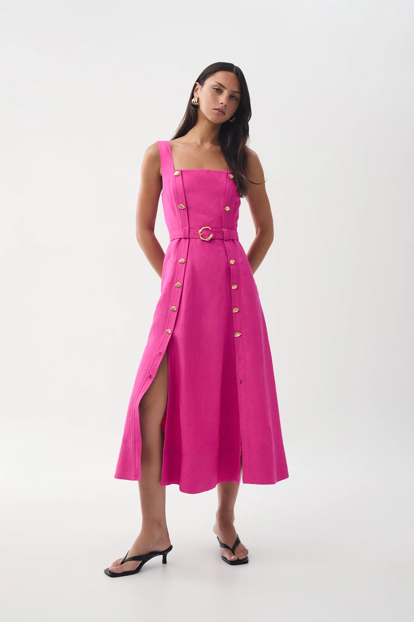Prisma Utility Midi Dress