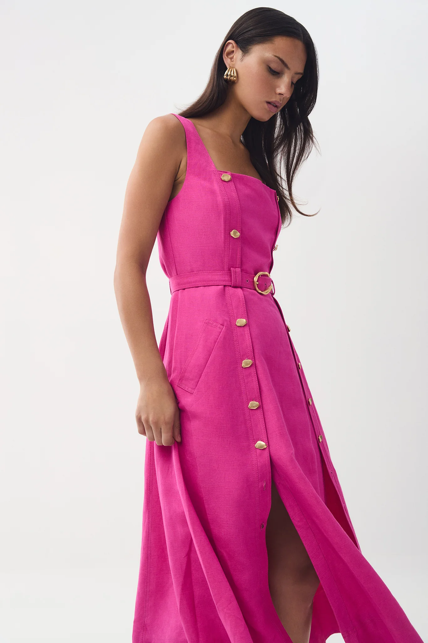 Prisma Utility Midi Dress - Image 4
