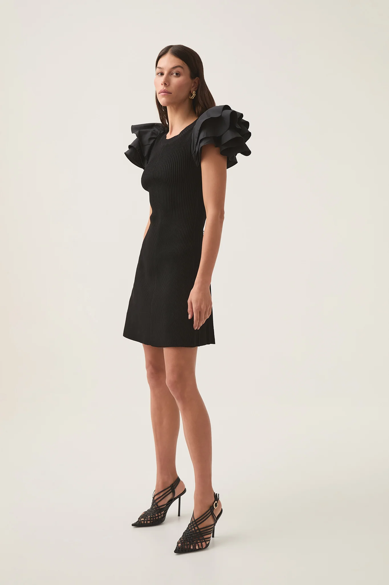 Questa Puff Mini Dress - Image 4