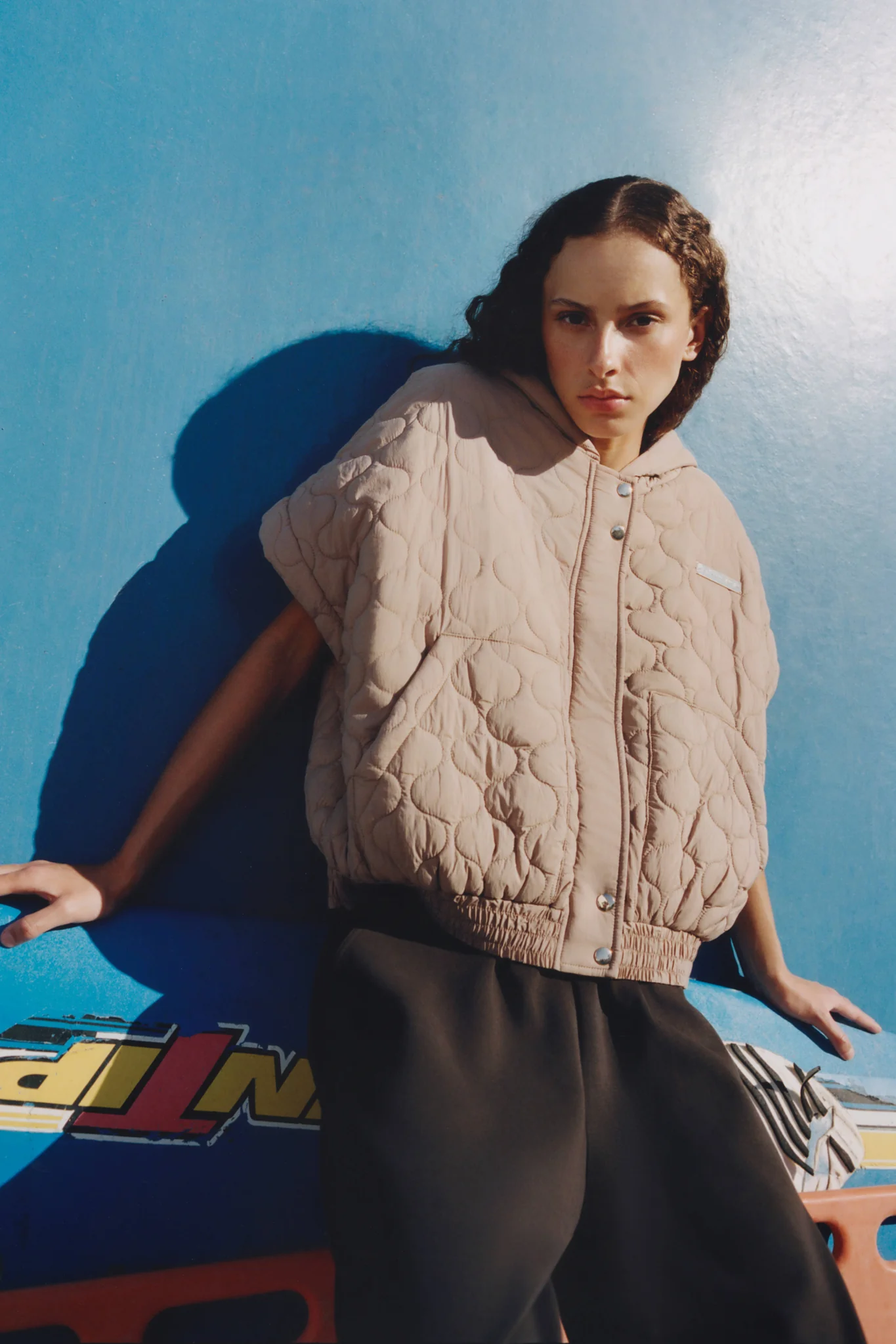 Quilted Crop Vest - Image 3