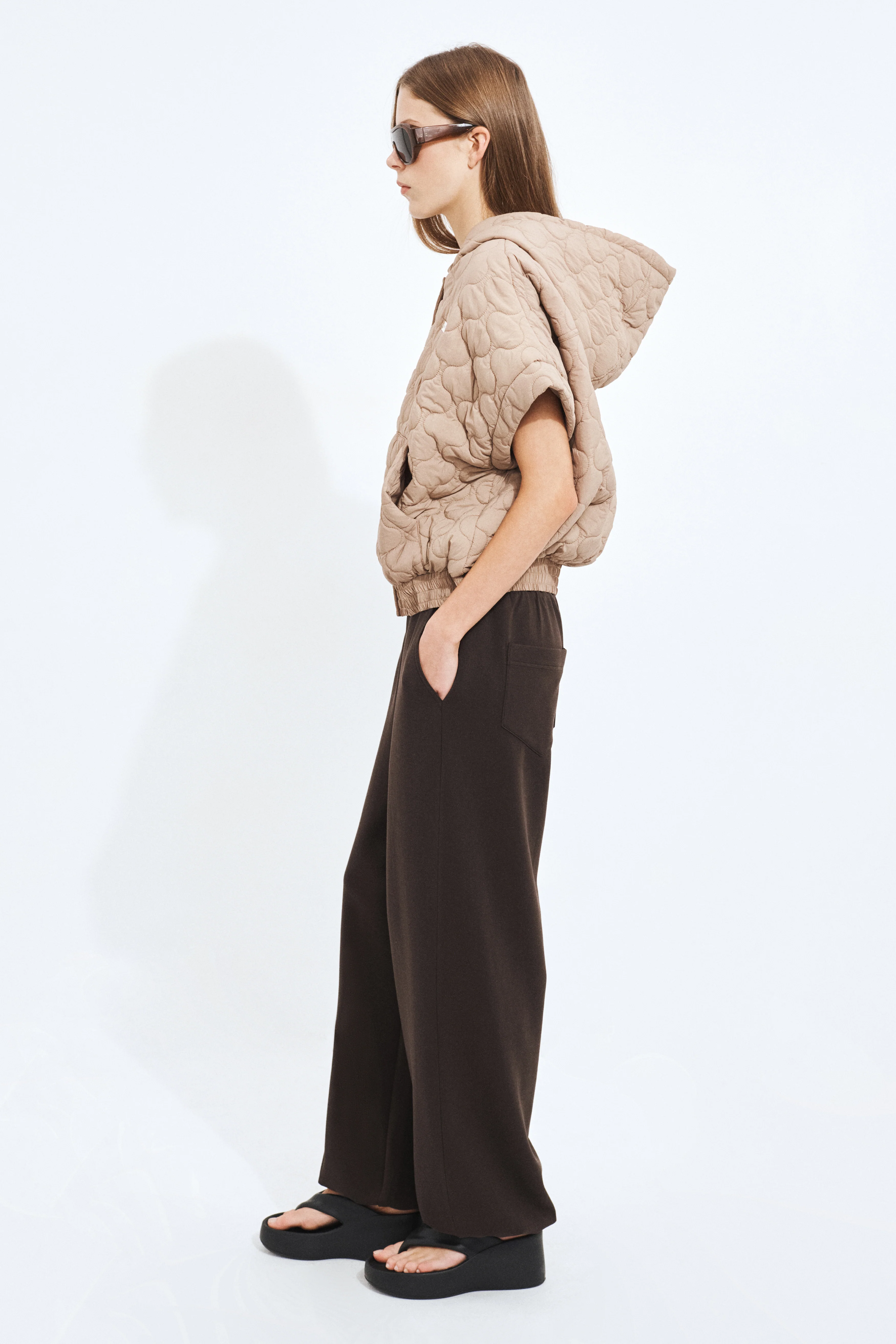Quilted Crop Vest - Image 5