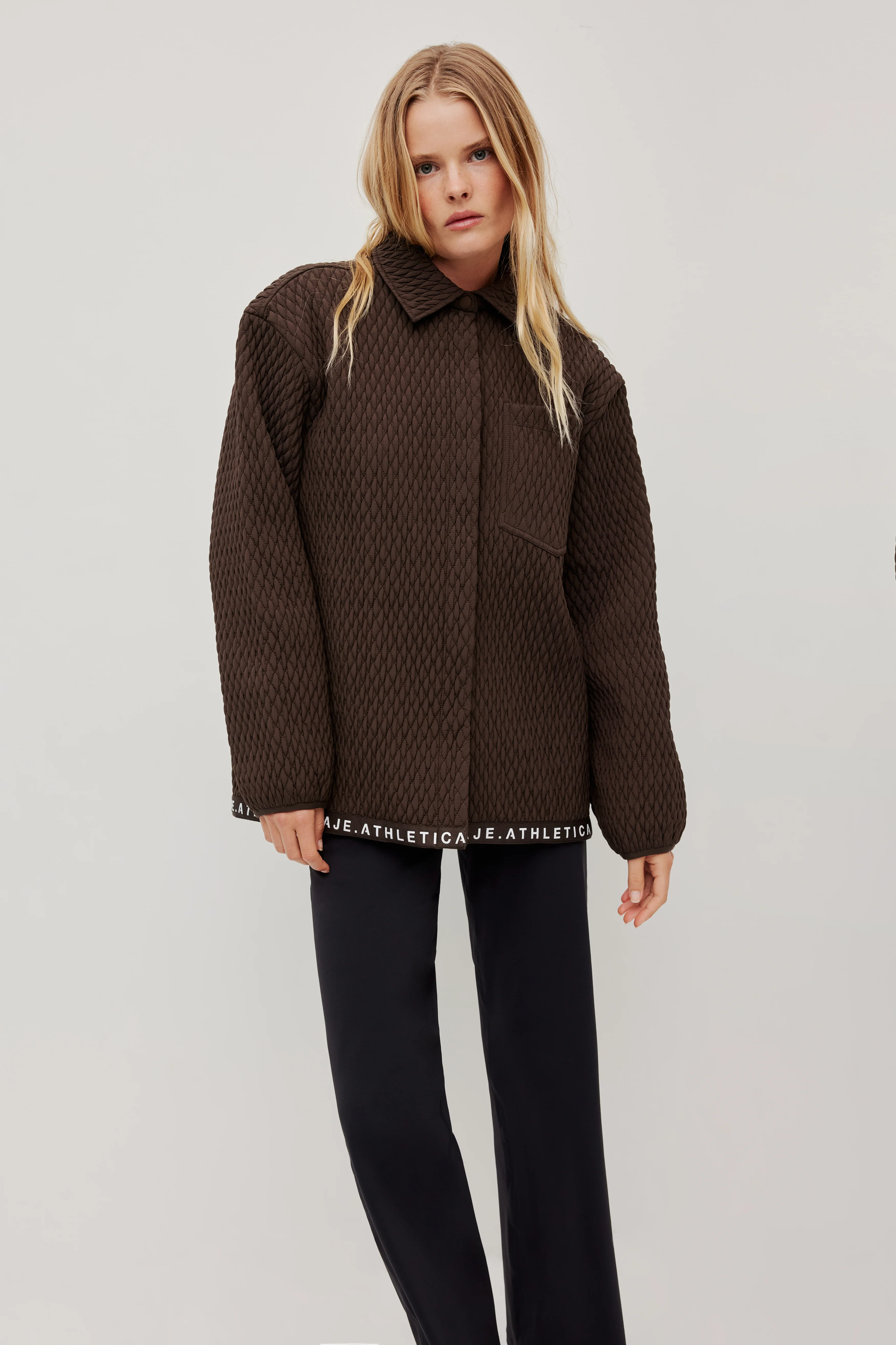 Quilted Logotape Shirt 406 - Image 3