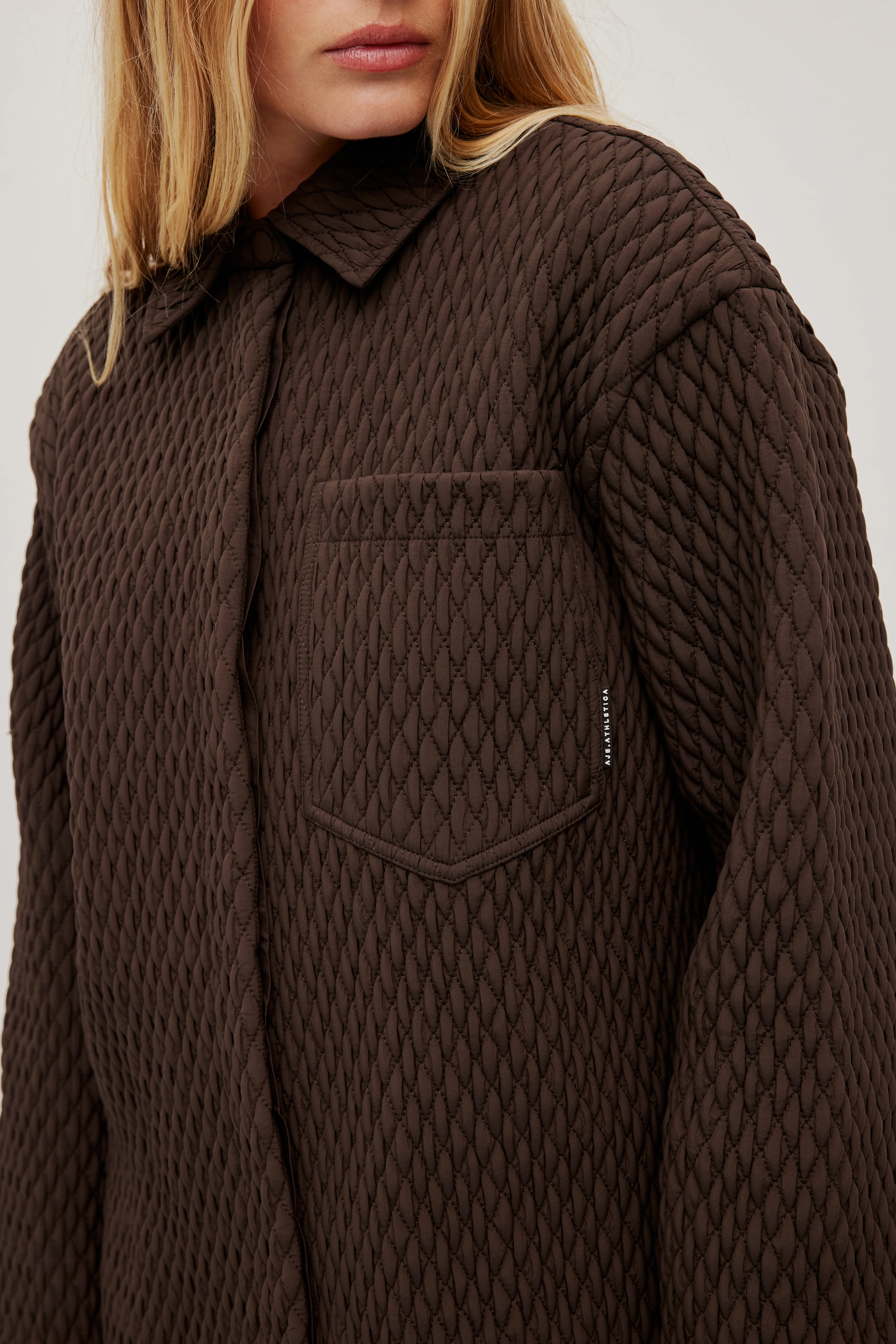 Quilted Logotape Shirt 406 - Image 4