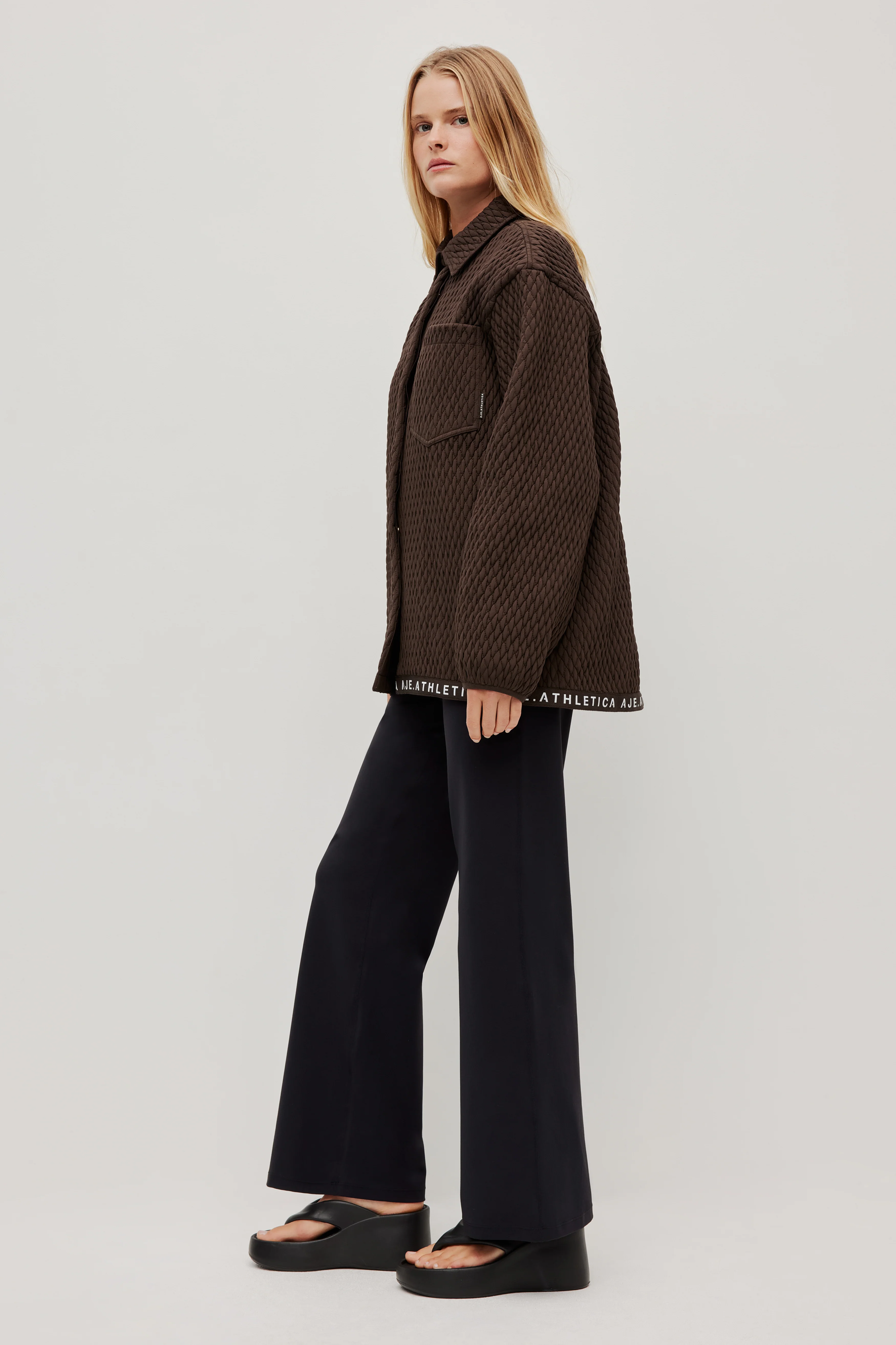 Quilted Logotape Shirt 406 - Image 6