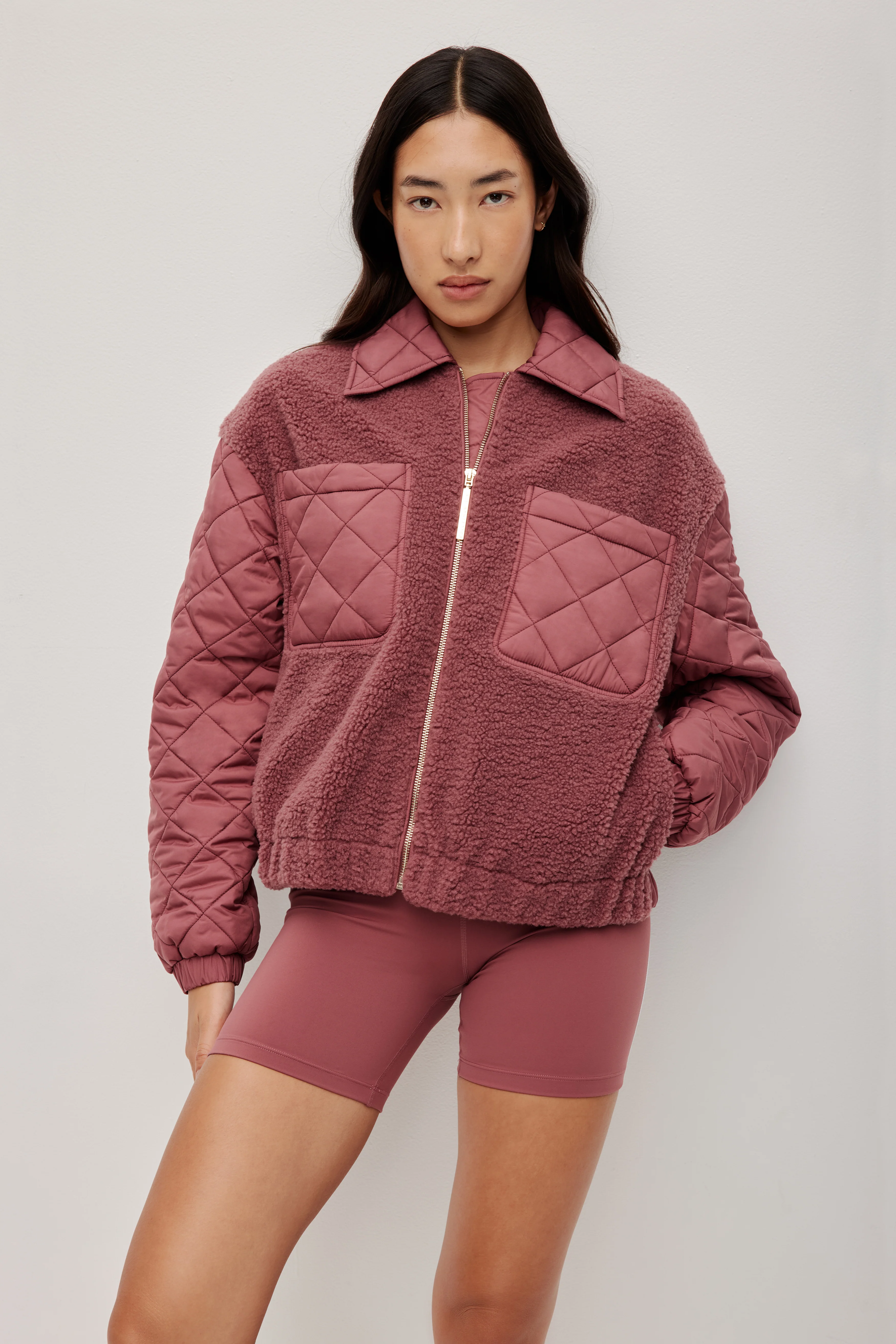 Quilted Sherpa Jacket - Image 3
