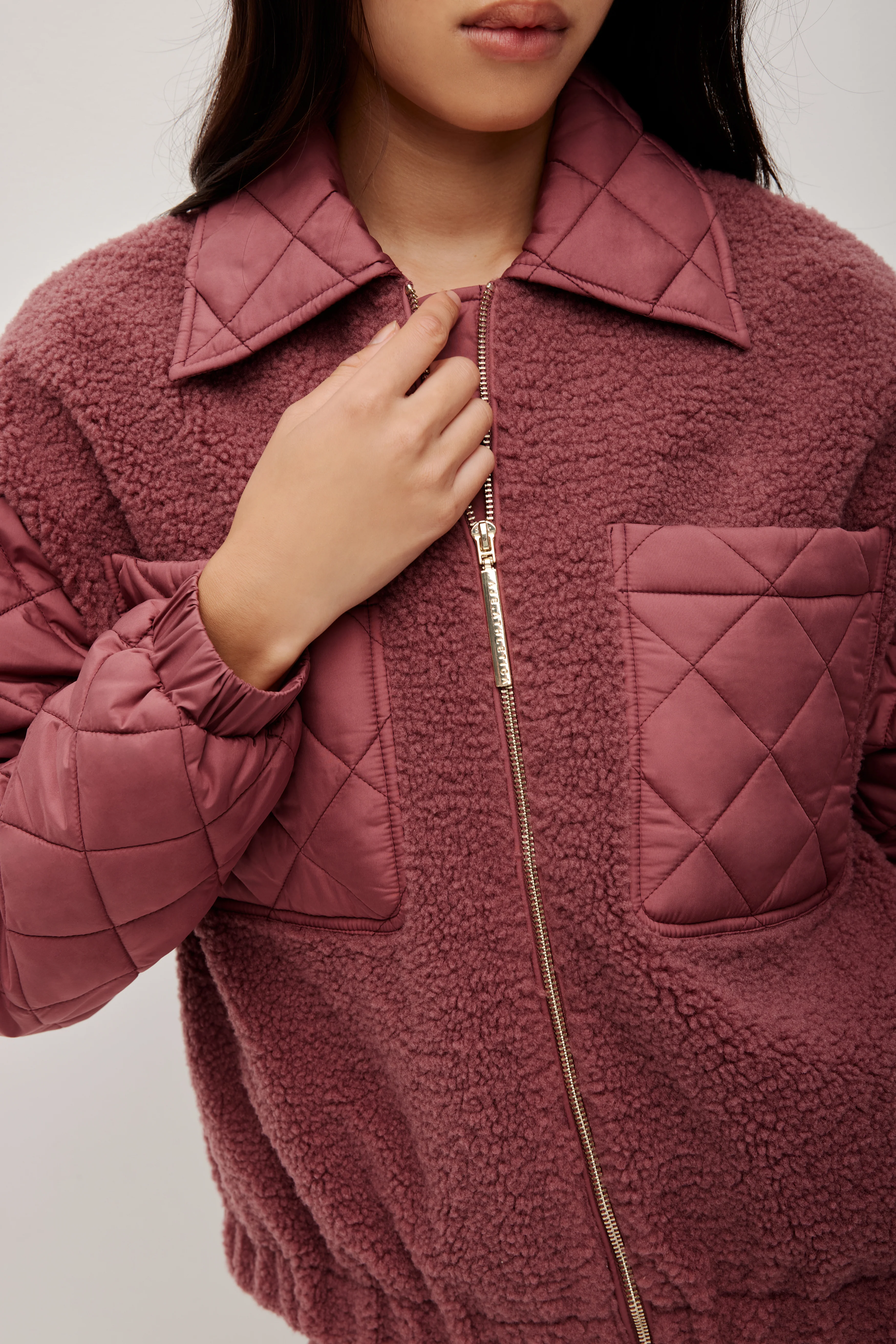 Quilted Sherpa Jacket - Image 4