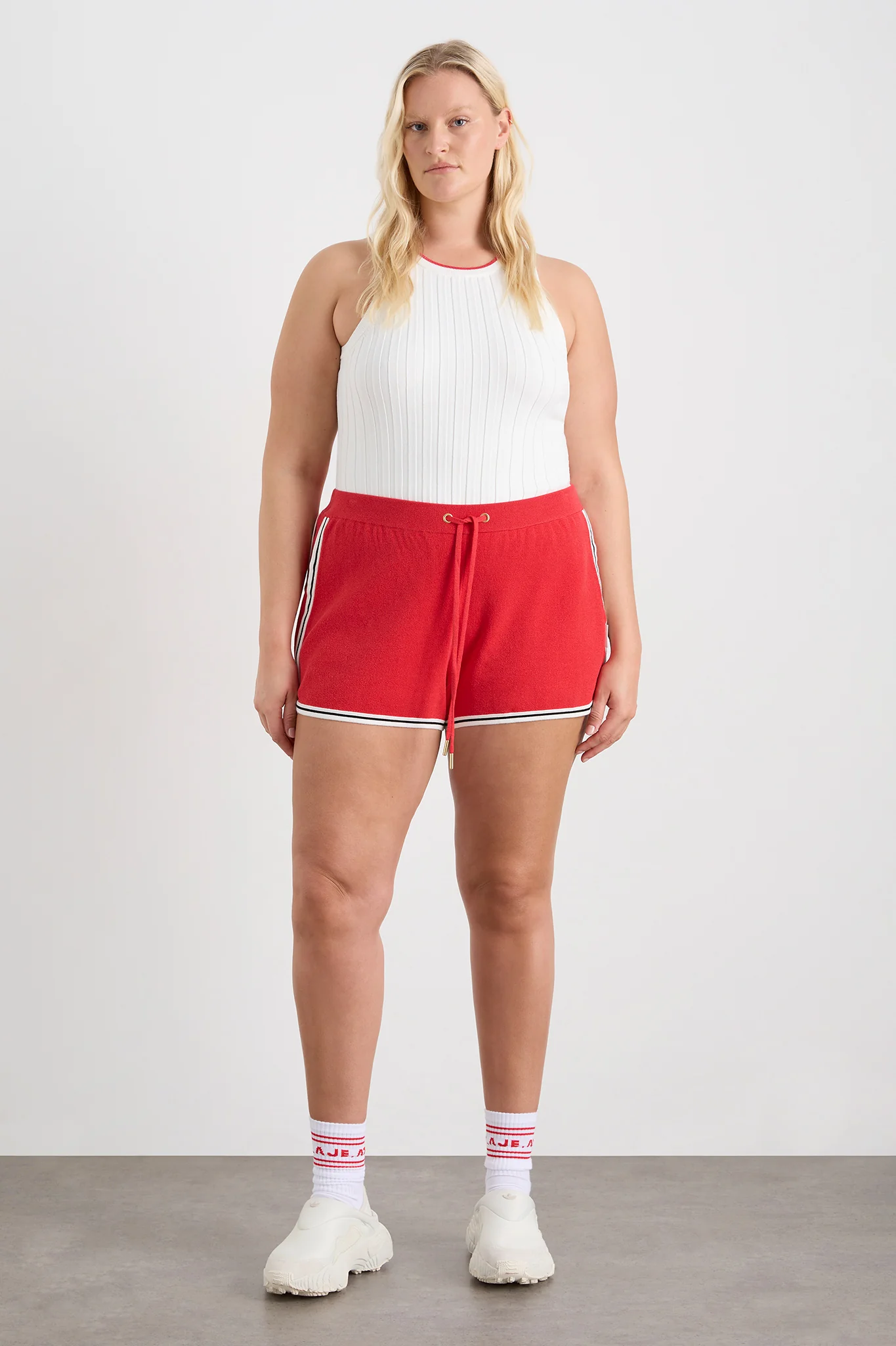 Racer Split Knit Top 107 - Image 12