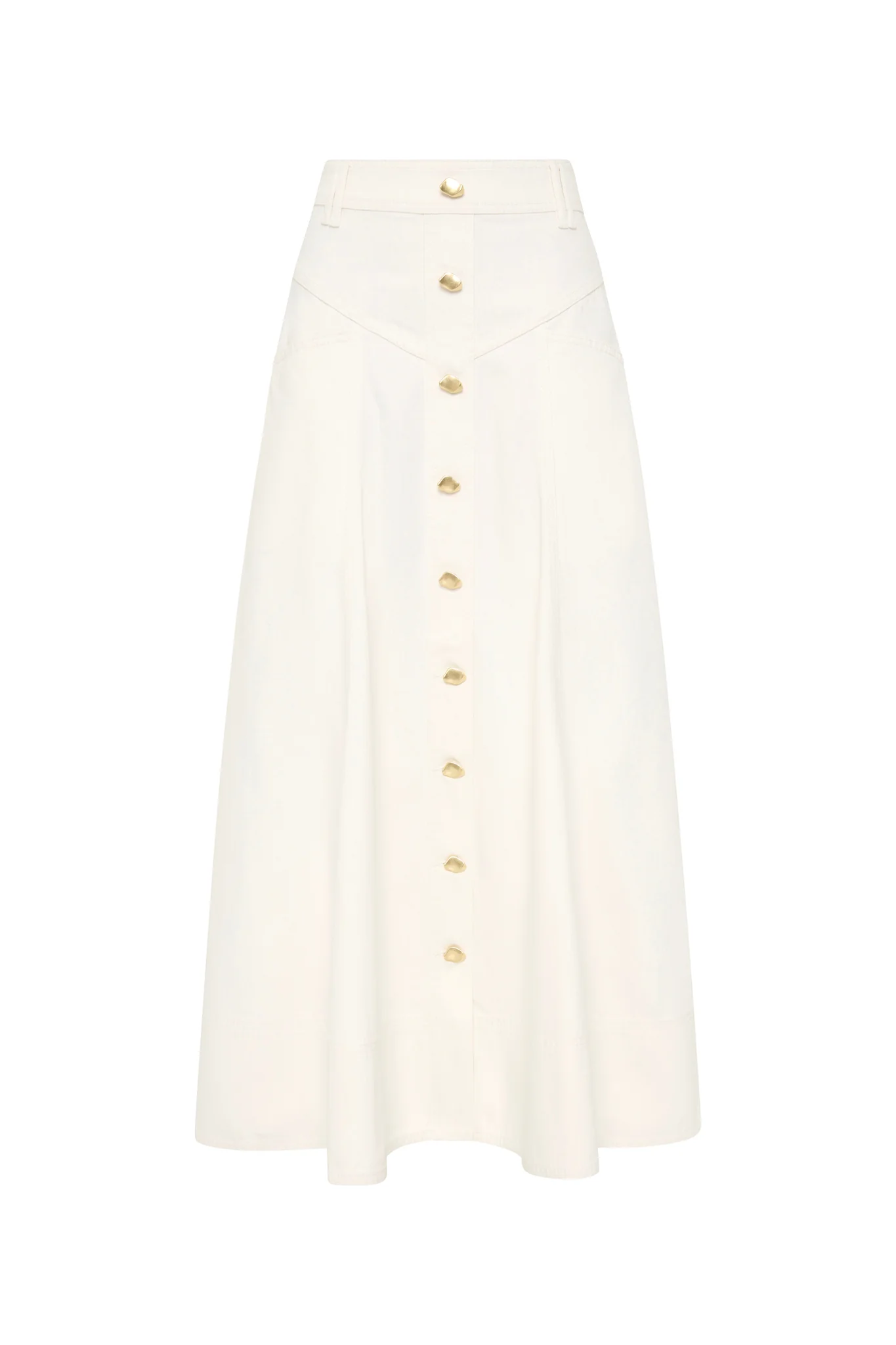 Ren Denim Midi Skirt - Image 2