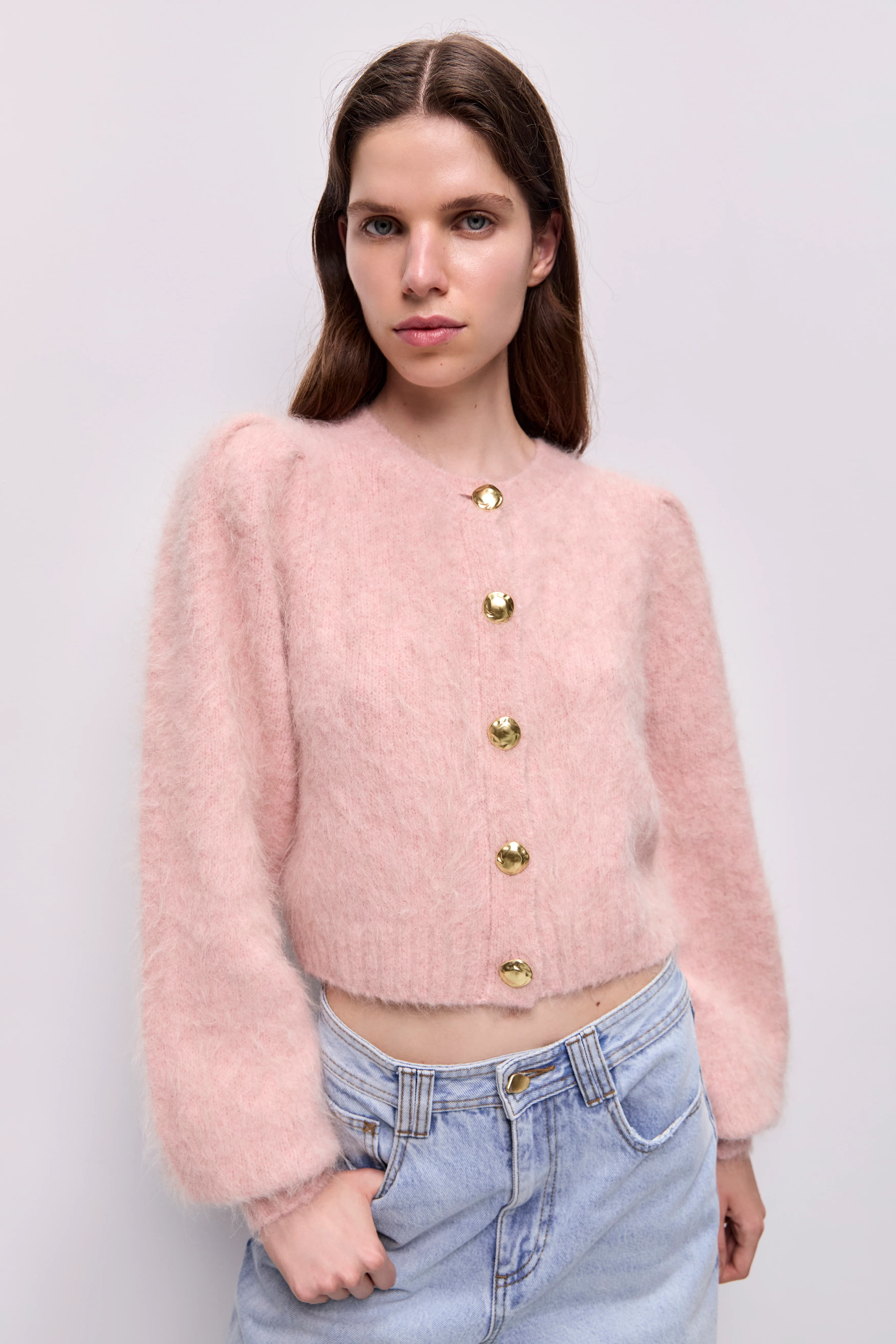 Renee Fluffy Cardigan - Image 3