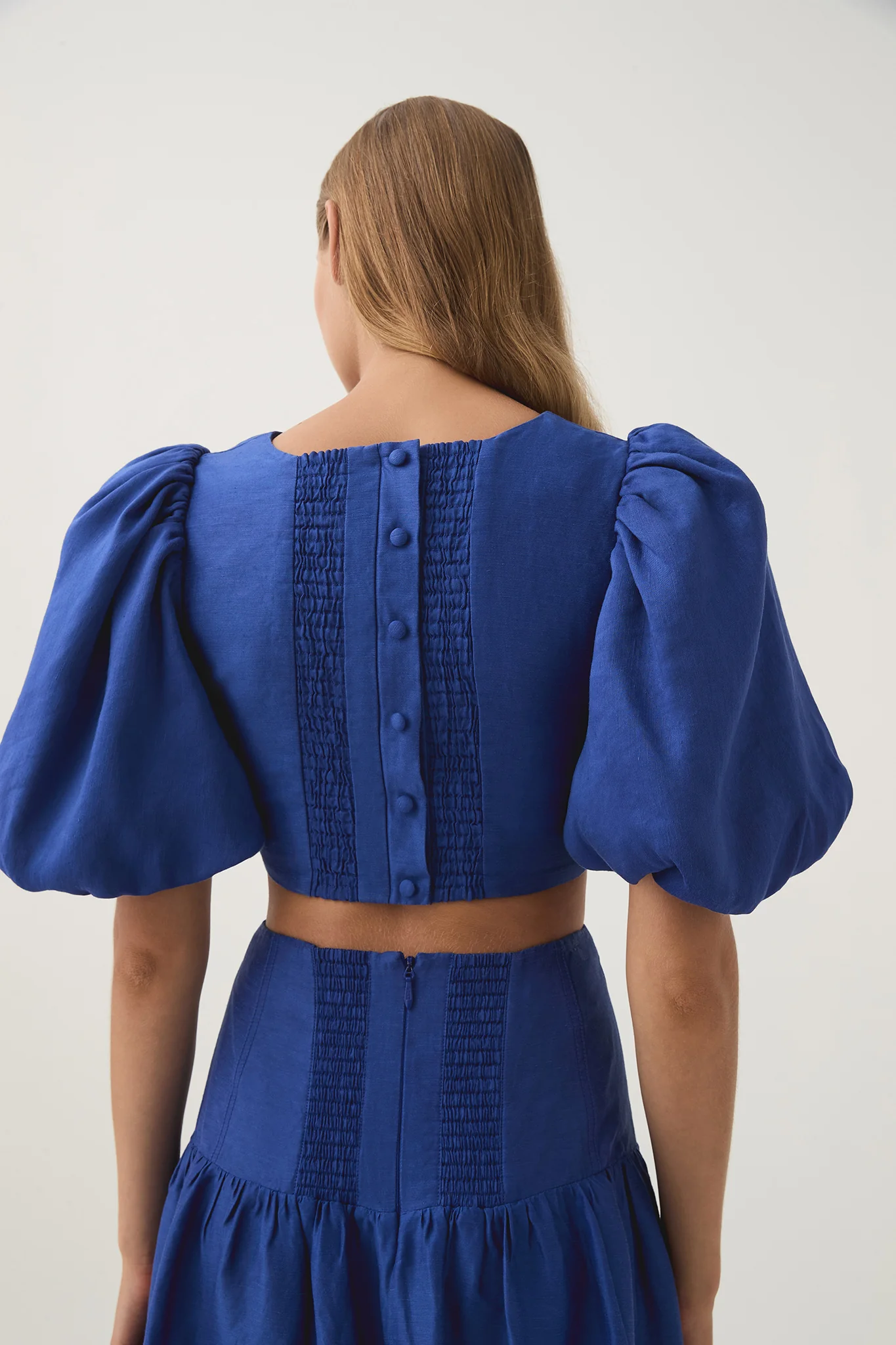 Reverb Puff Sleeve Cropped Top - Image 6