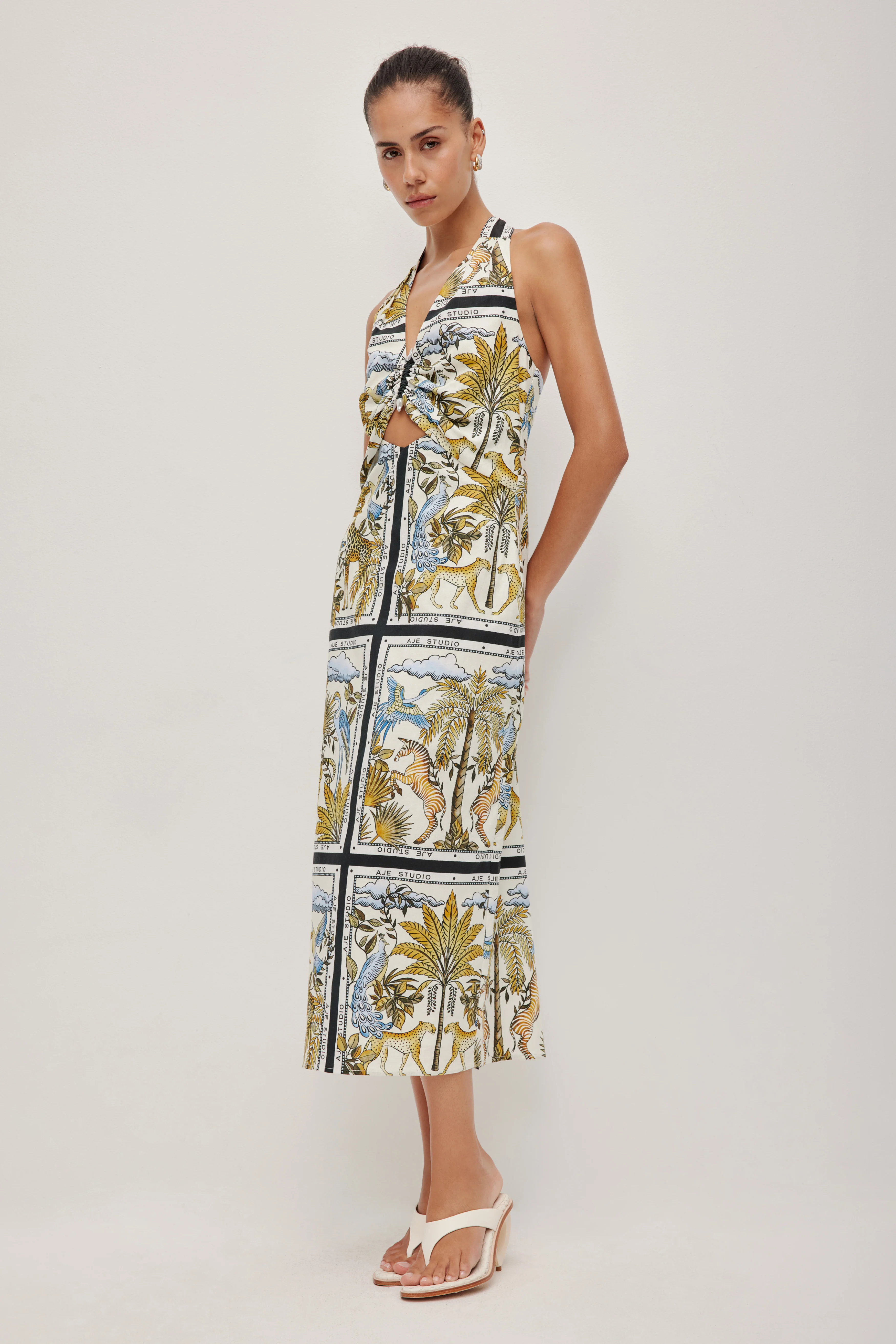 Rio Halter Maxi Dress - Image 3