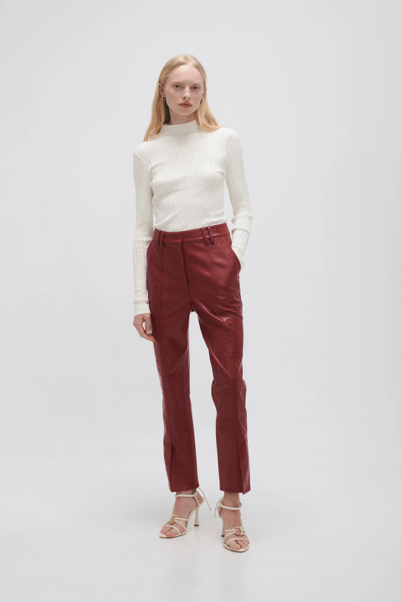 River Vegan Leather Pant - Image 3