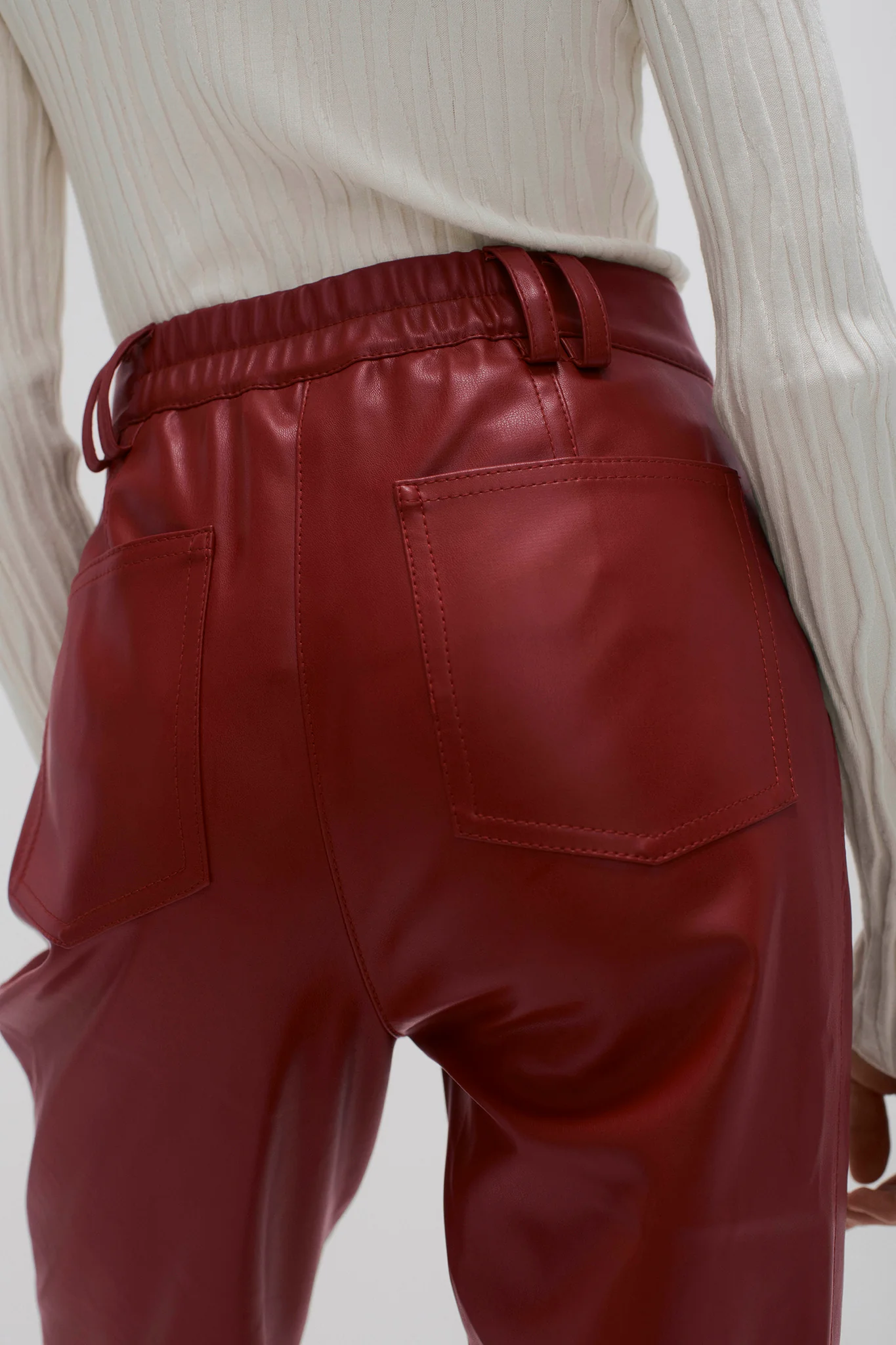 River Vegan Leather Pant - Image 5