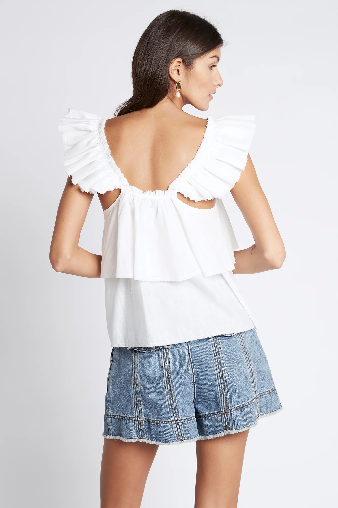 Romance Ruffle Shoulder Cami - Image 6