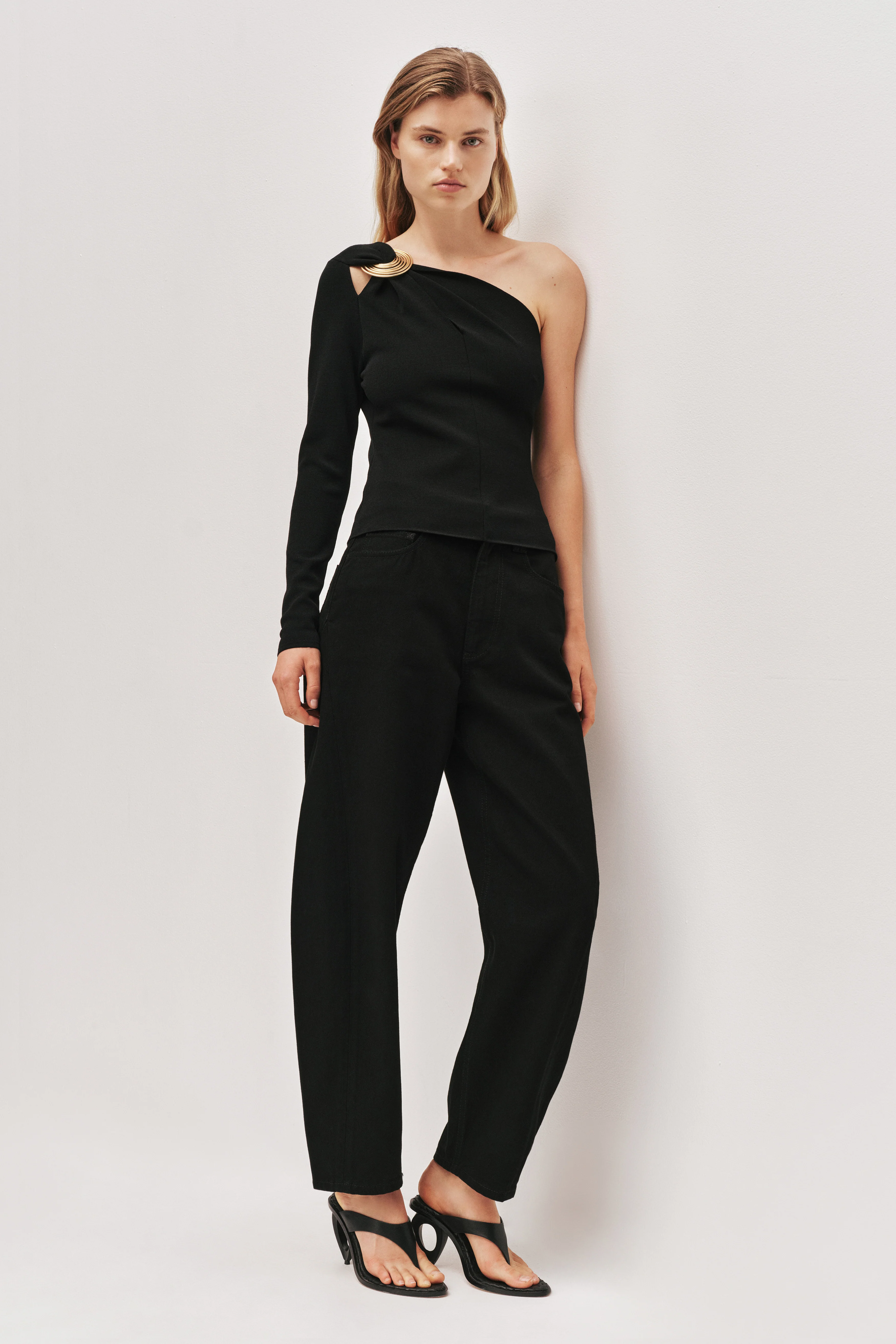 Rosabel Asymmetric Knit Top - Image 5