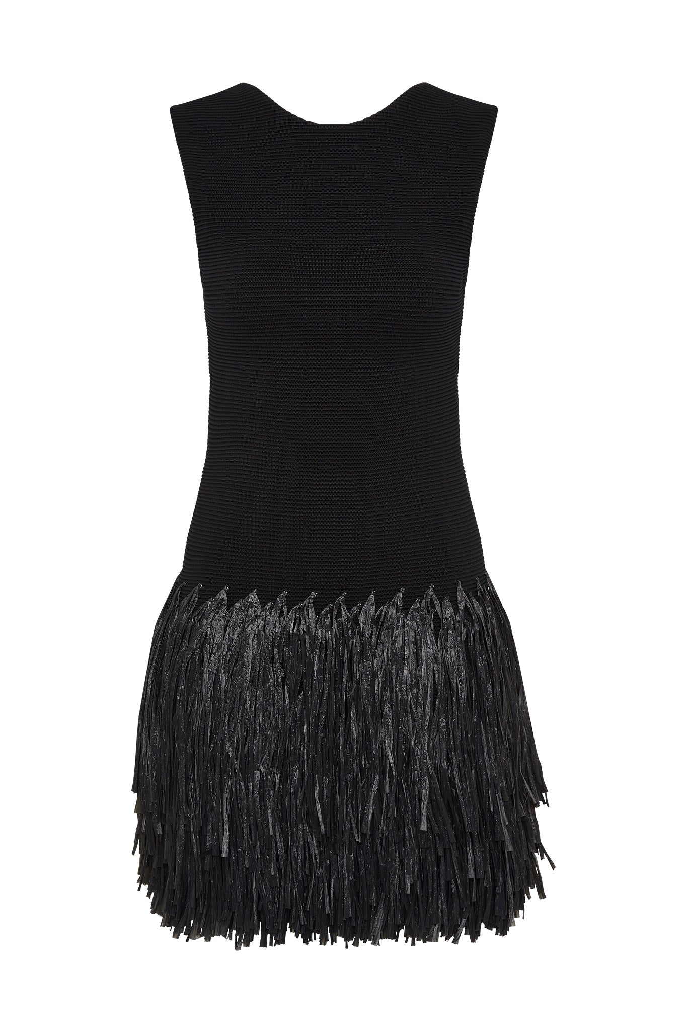 Rushes Raffia Knit Mini Dress - Image 2