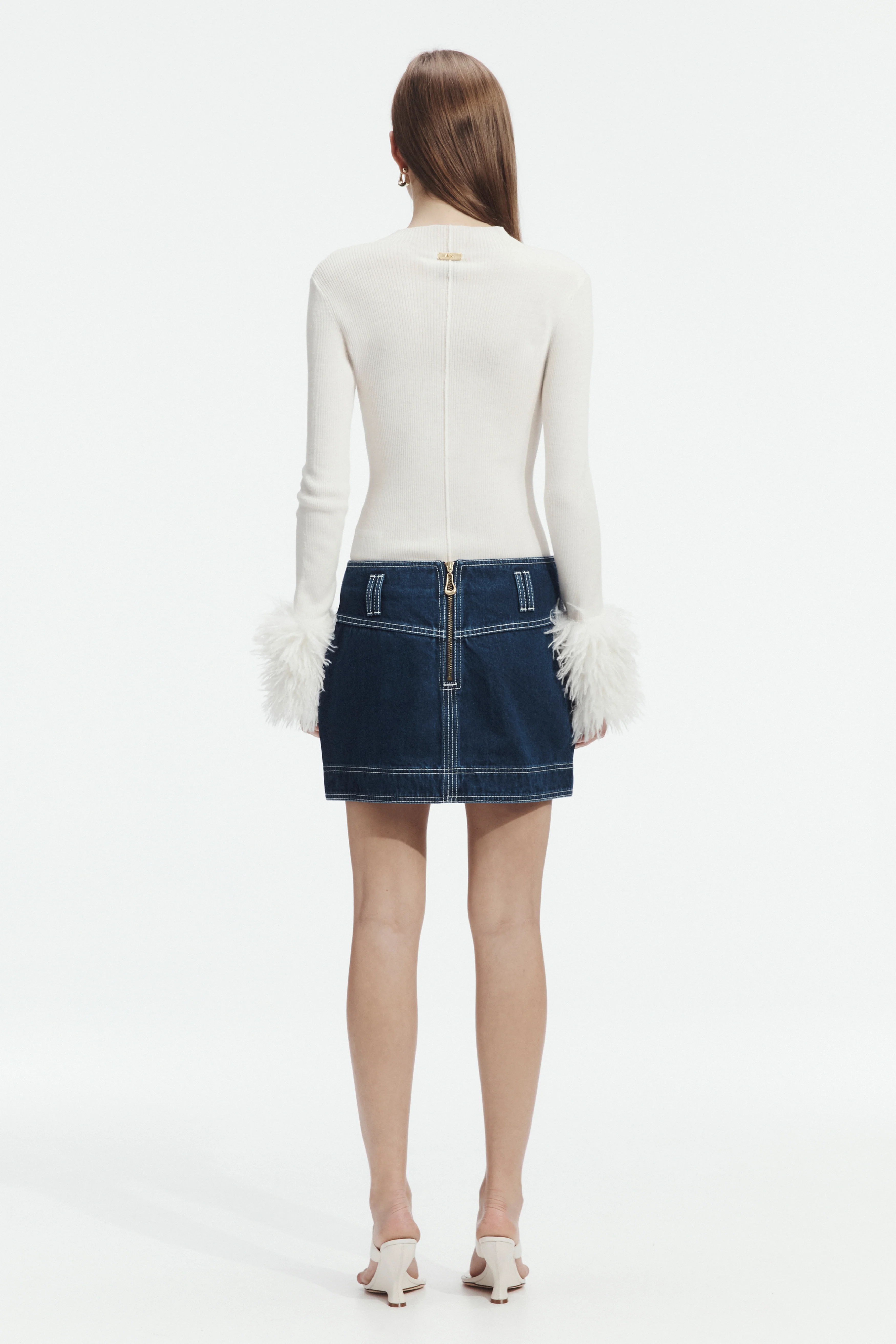 Rylee Denim Mini Skirt - Image 6