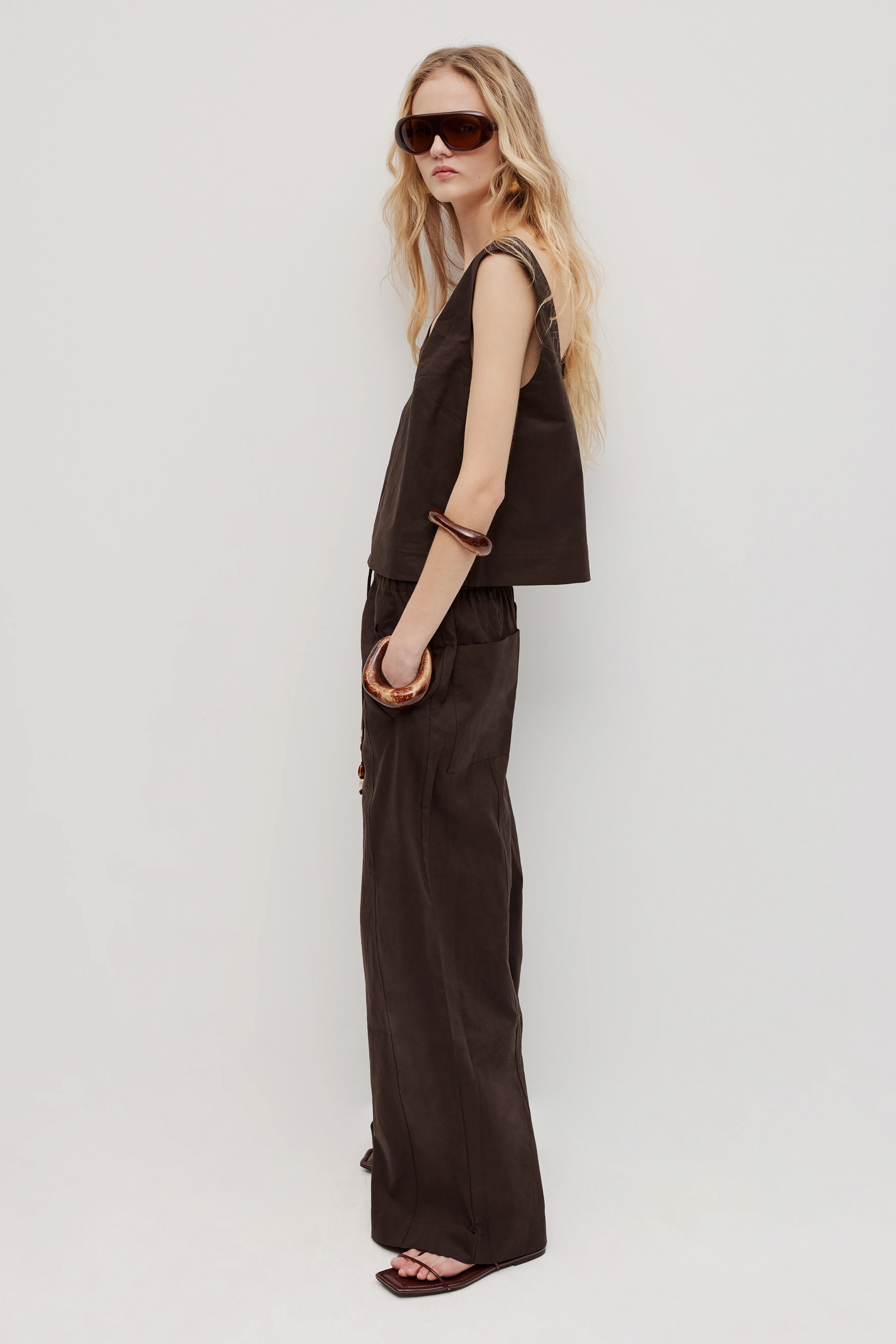 Sable V Neck Top - Image 6