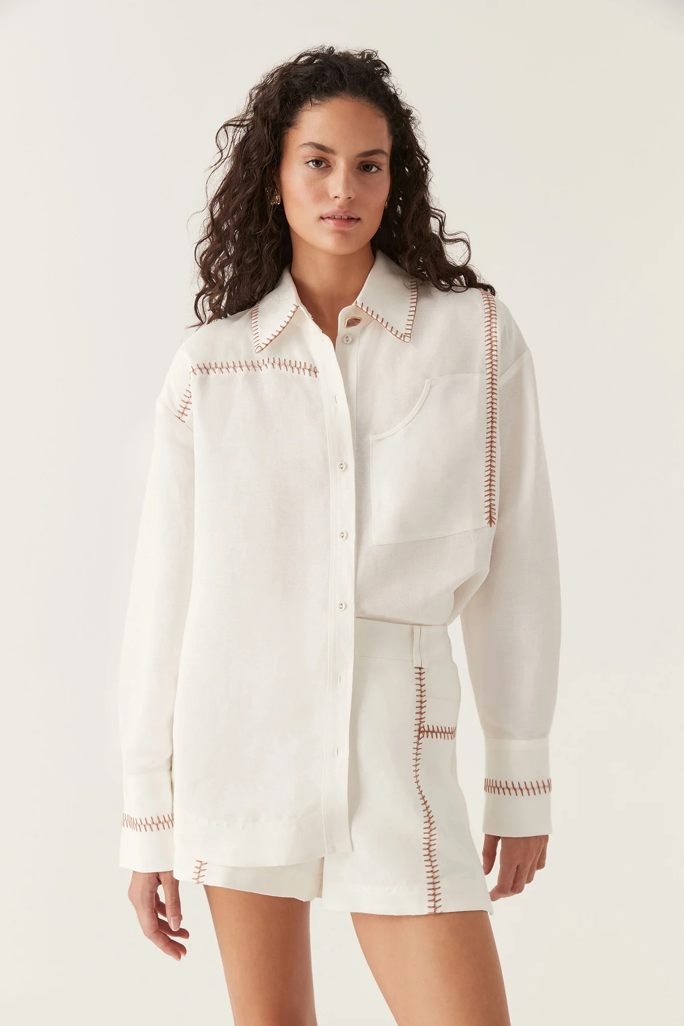 Sahira Barbstitch Shirt - Image 5