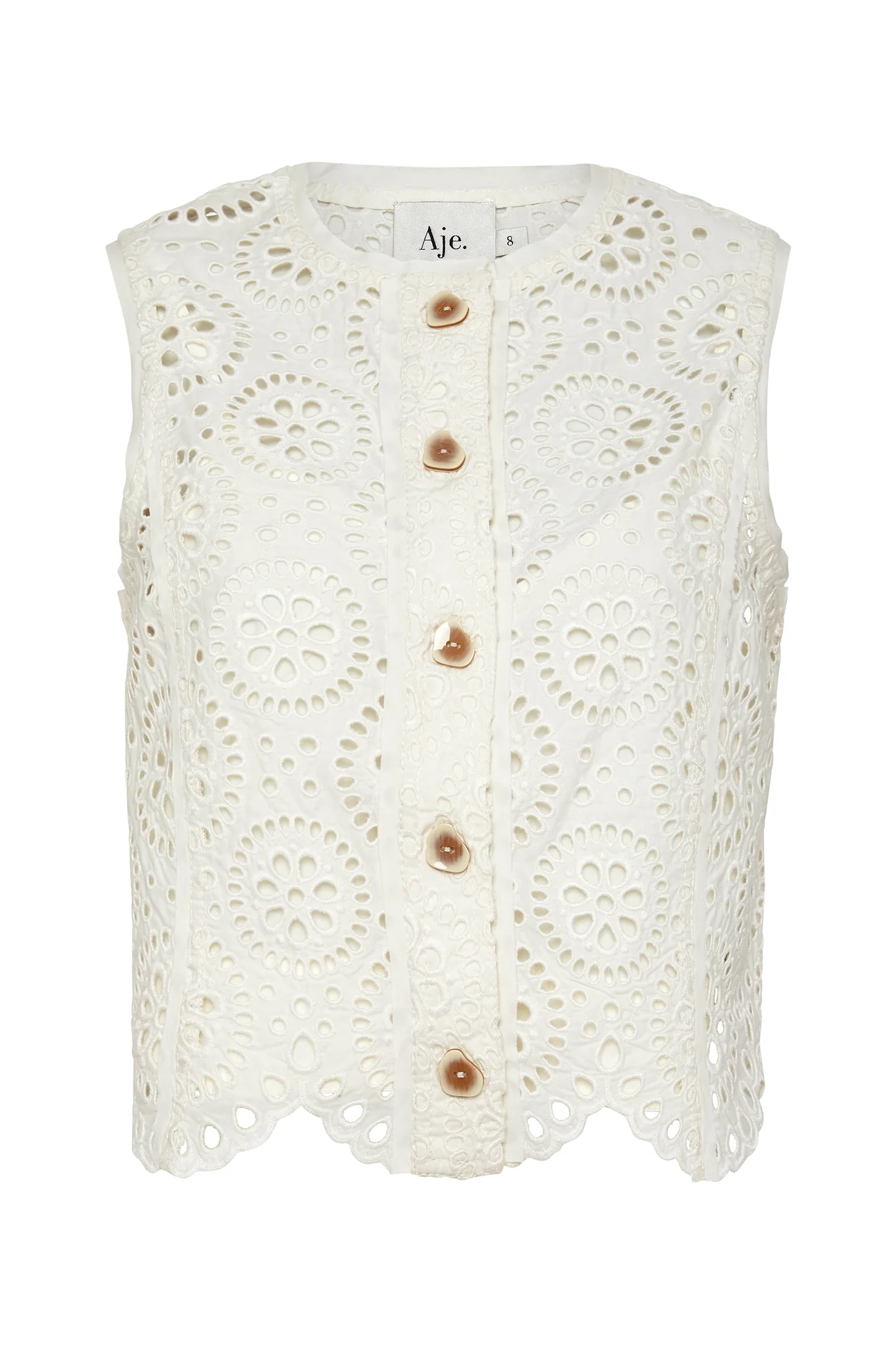 Salita Broderie Shell Top - Image 2