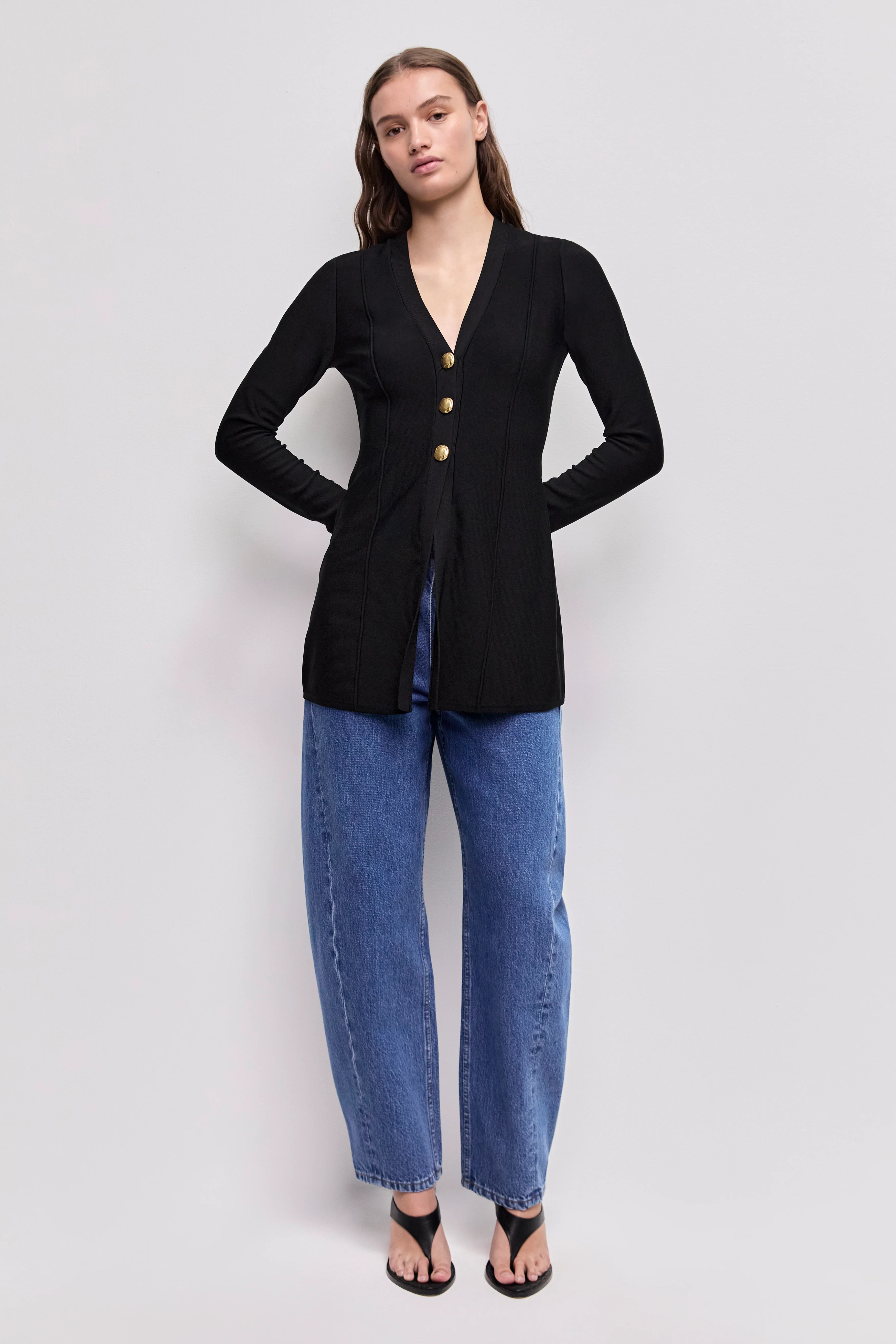 Sara Longline Cardigan - Image 3