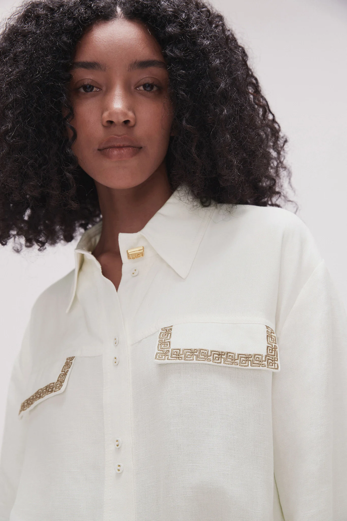 Senses Embroidered Shirt - Image 4