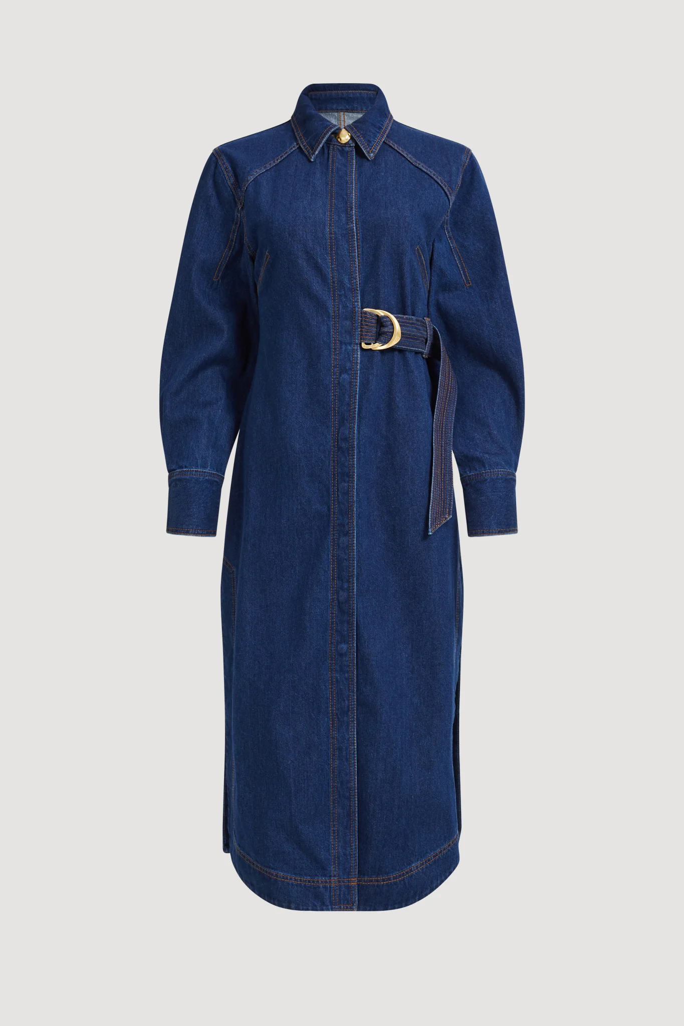 Seren Denim Midi Dress - Image 2