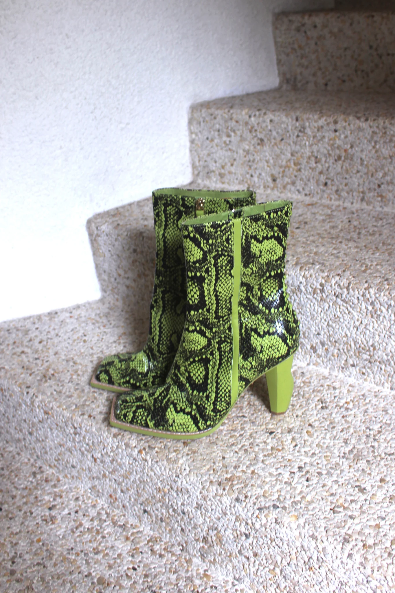 Serpentine High Heel Ankle Boot - Image 2