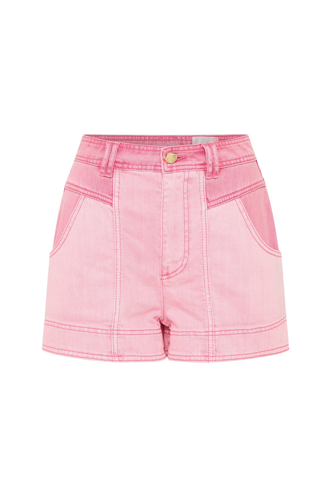 Shades Pink Denim Short - Image 2