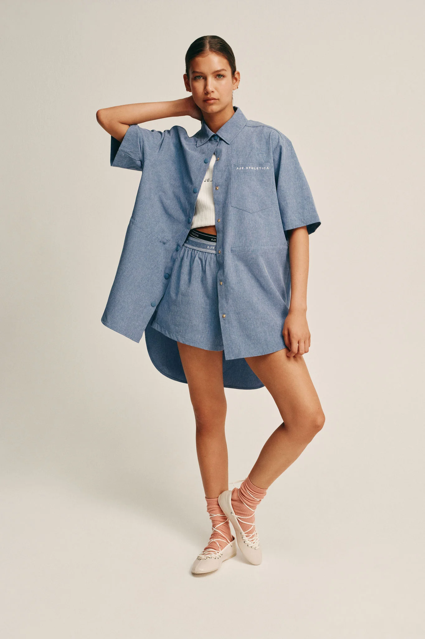 Short Sleeve Spray Shirt 433 - Image 8
