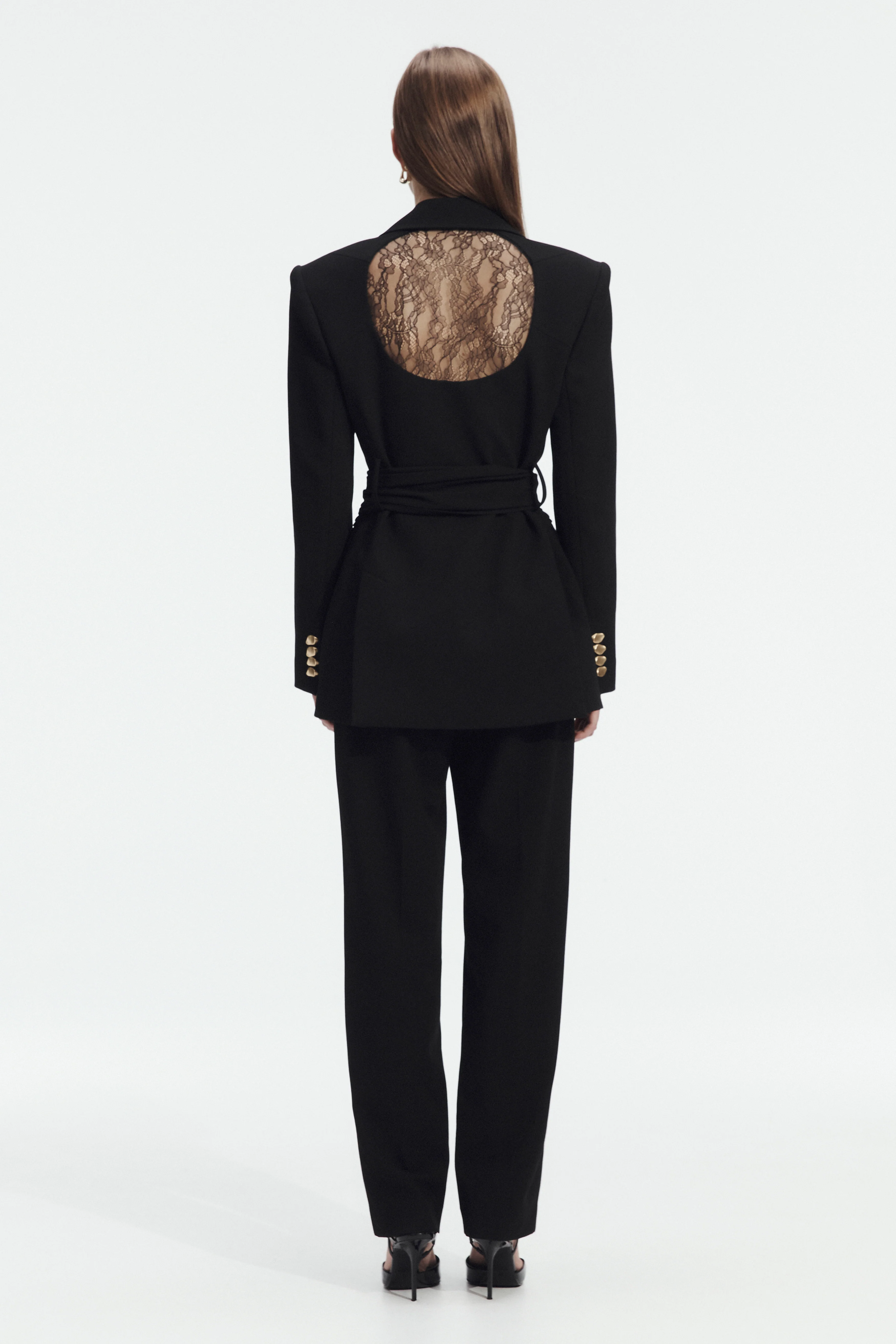 Simone Lace Back Blazer - Image 6