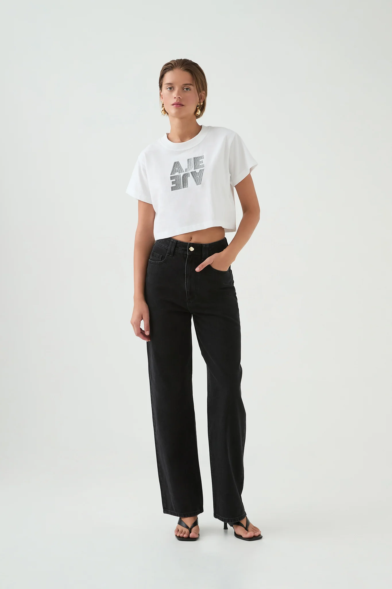 Spark Logo Cropped Tee - Image 3