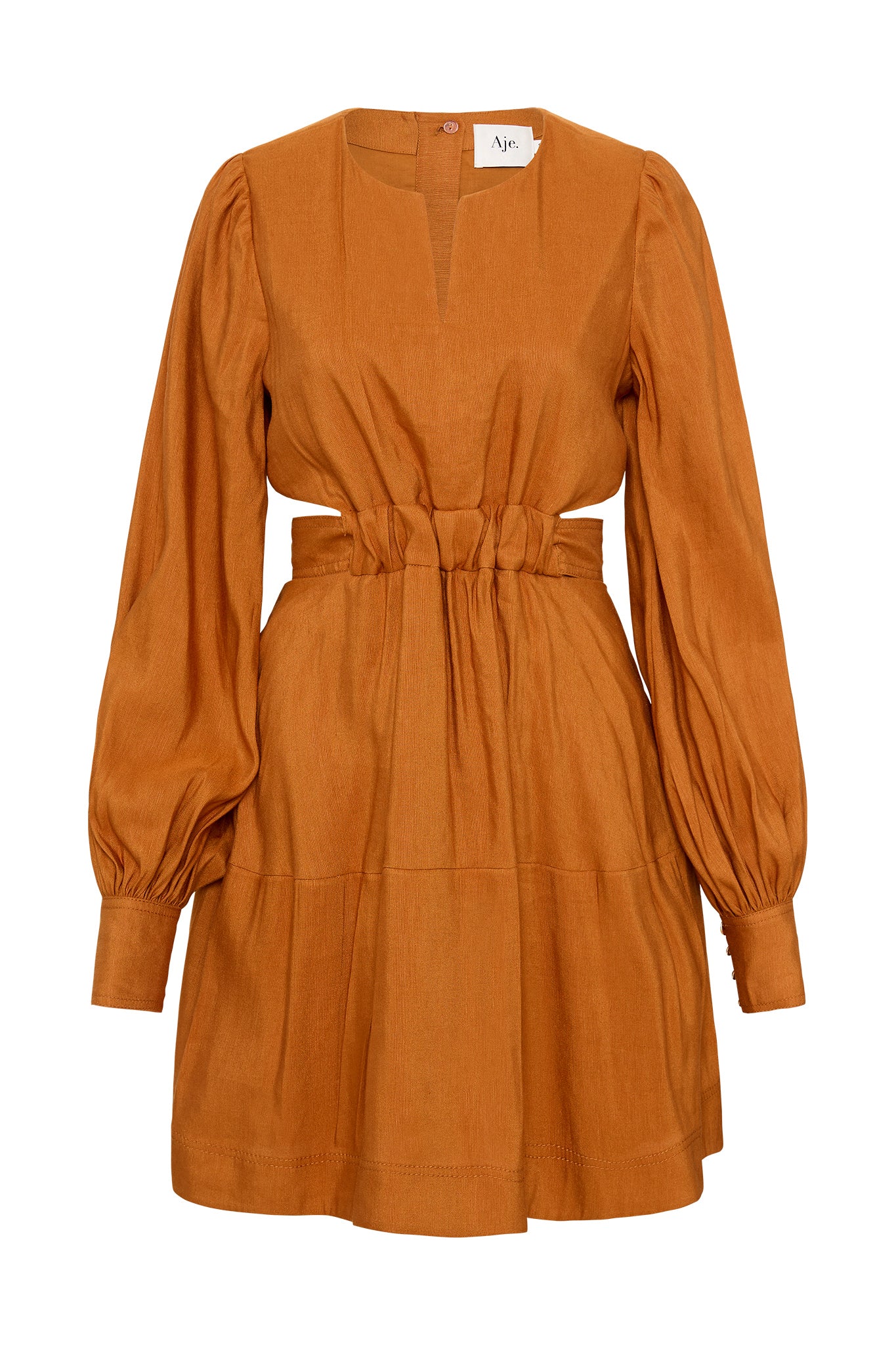 Spectral V-Neck Mini Dress - Image 2