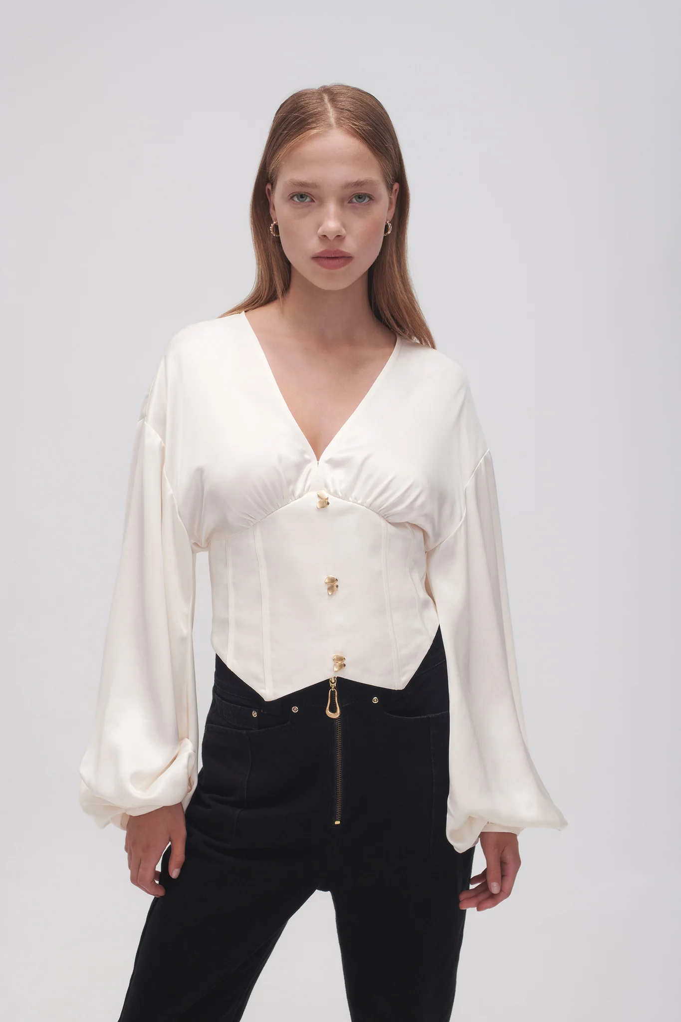 Spirit Corsetted Blouse - Image 3
