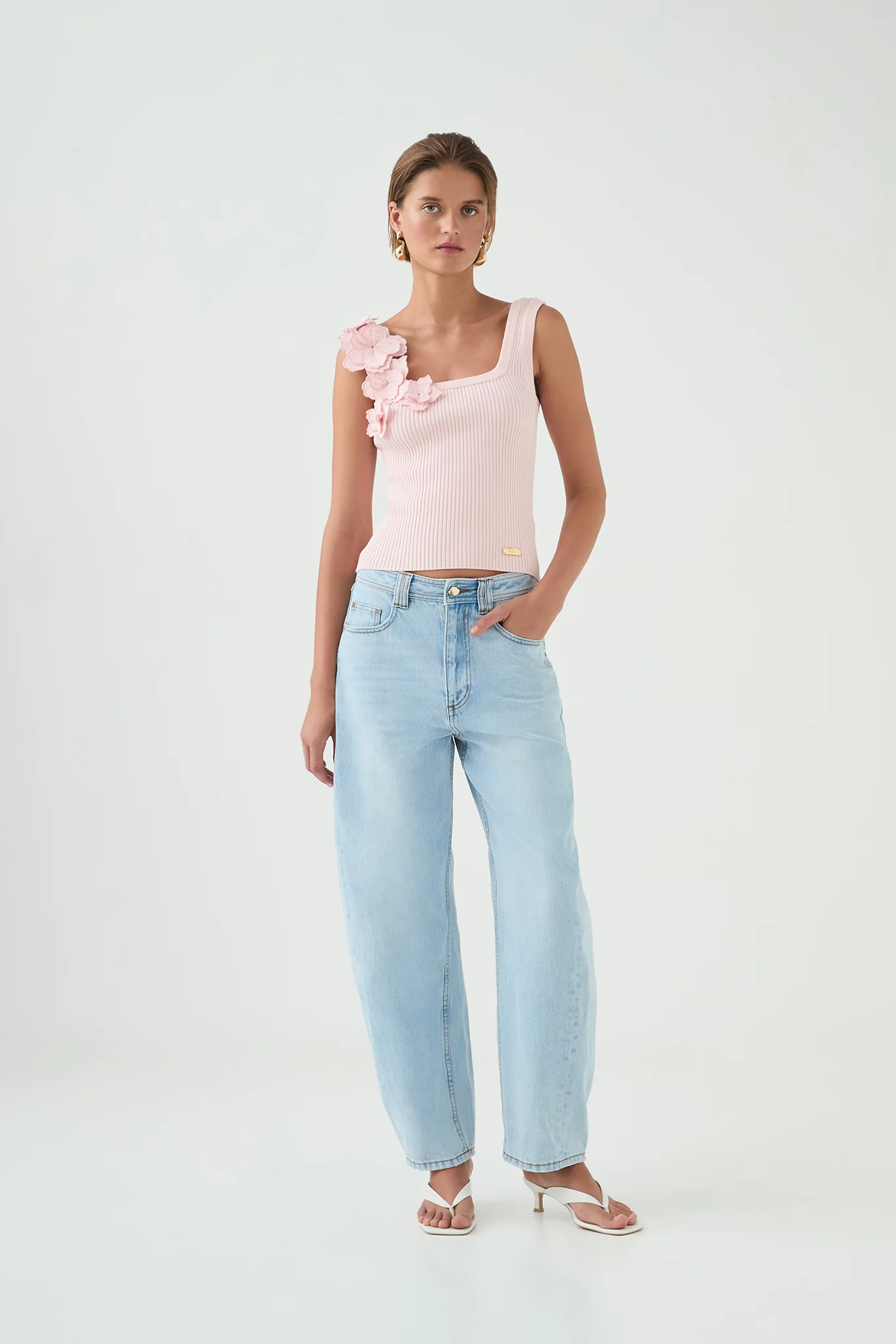 Splendour Flower Knit Tank - Image 3
