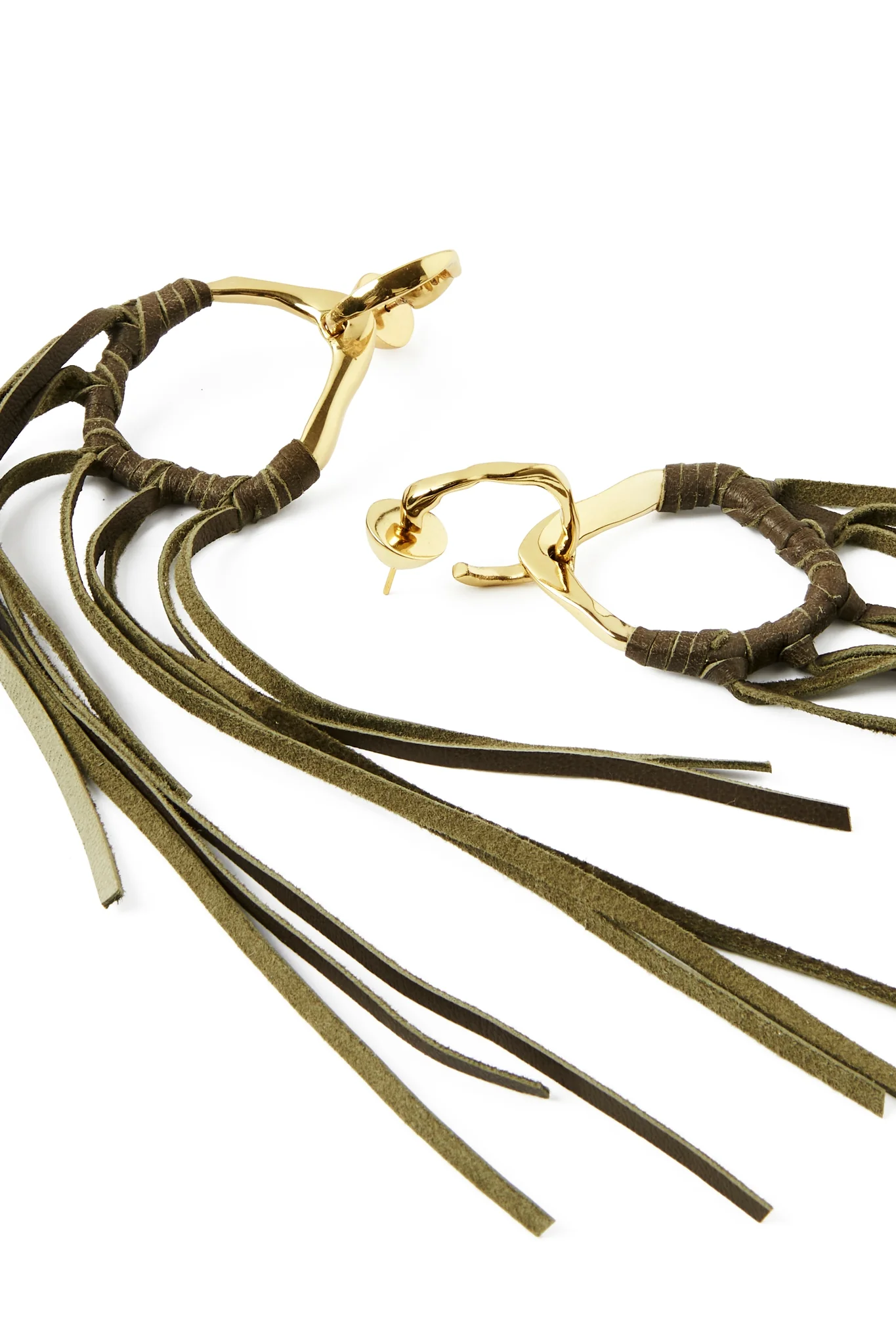 Splice Tassel Hoop Earring - Image 4
